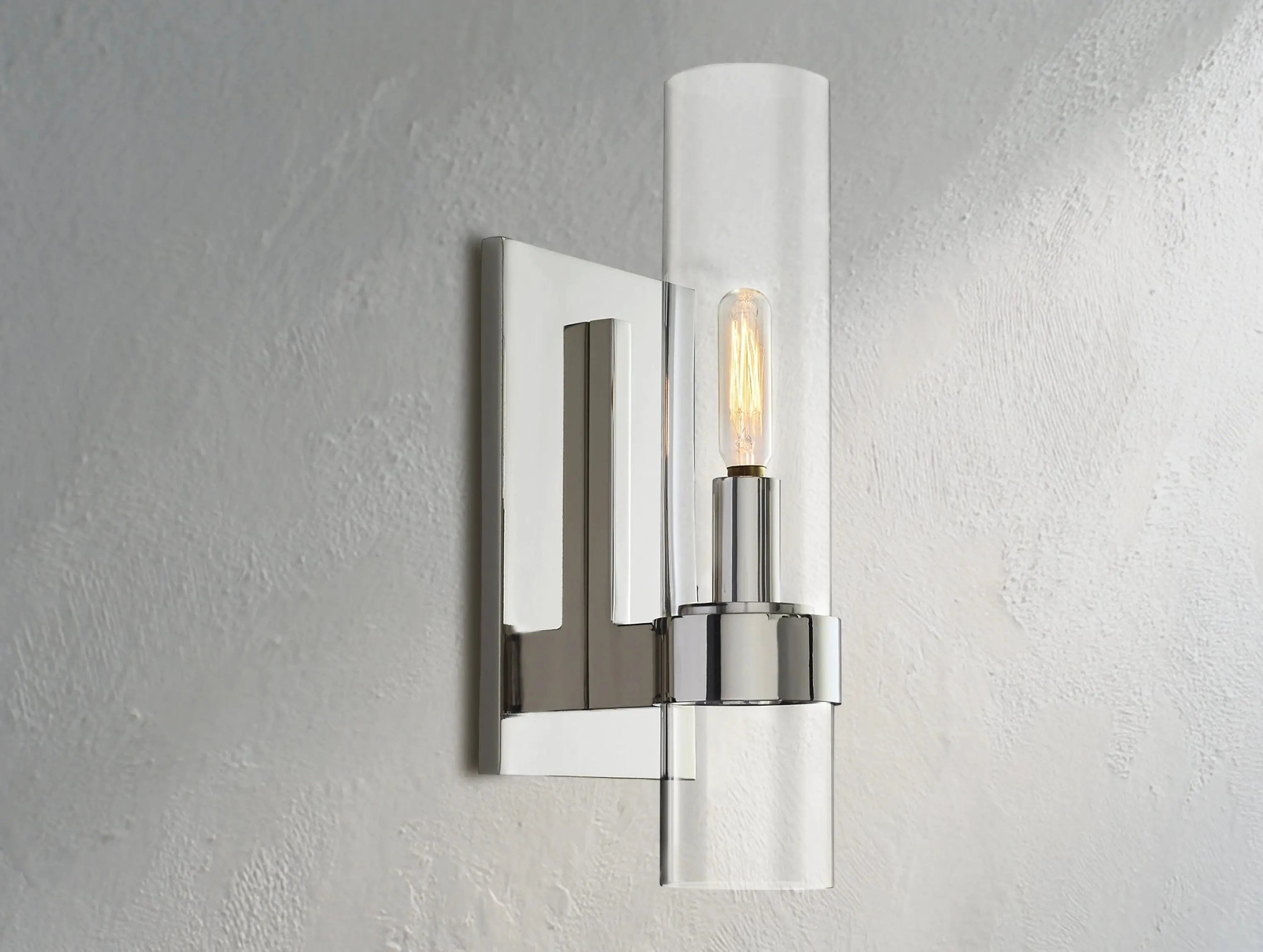 Ravelle Single light Glass Wall Sconce 