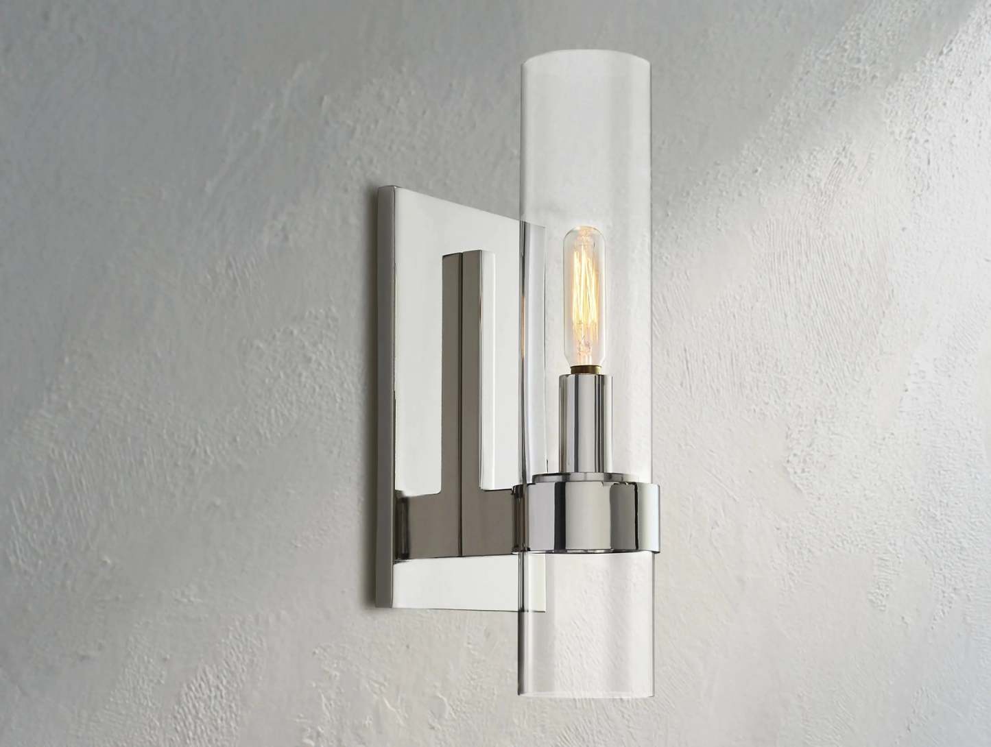 Ravelle Single light Glass Wall Sconce 