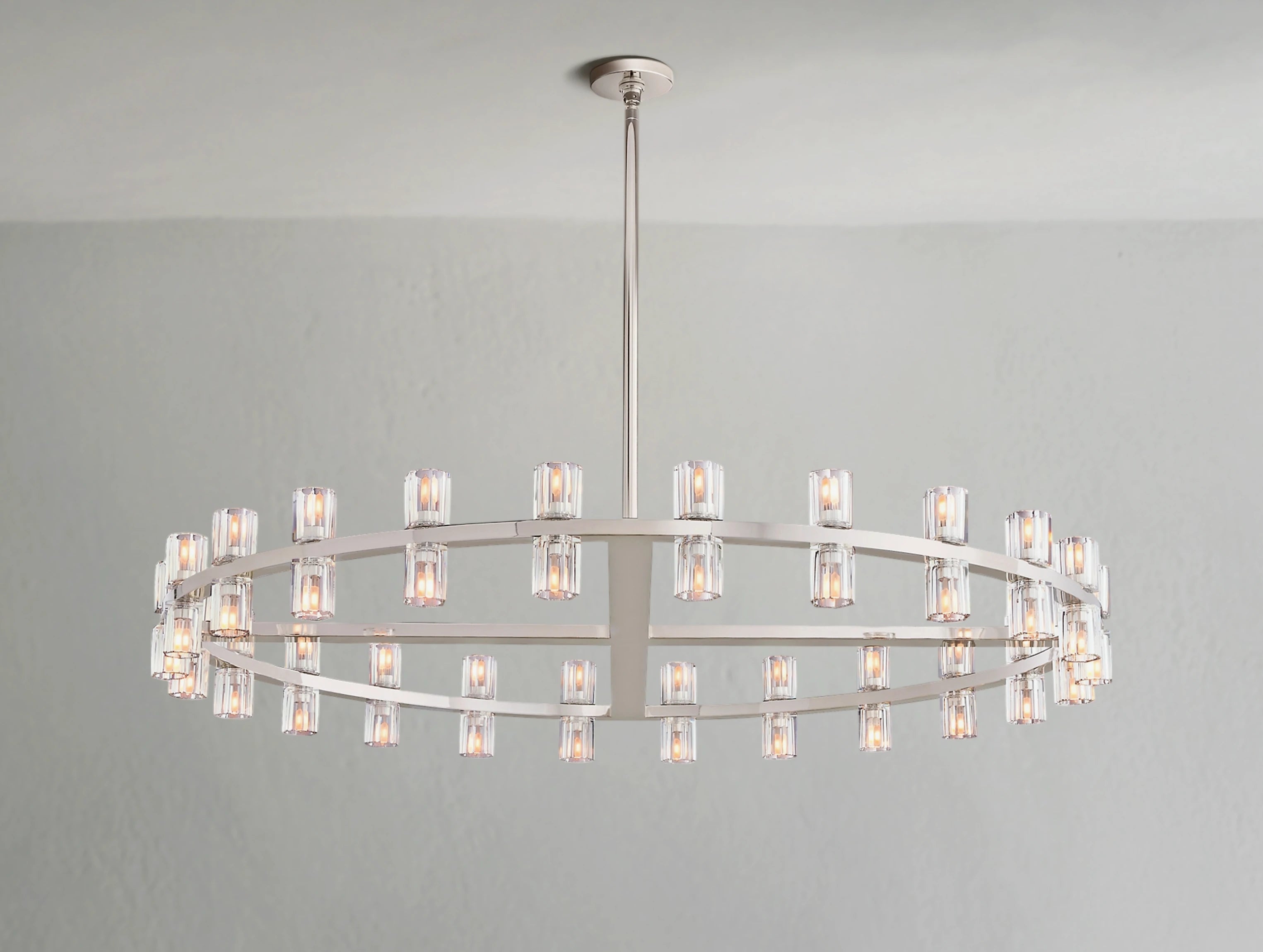 Arcachon LED Round Crystal Chandelier 36" 48" 60"