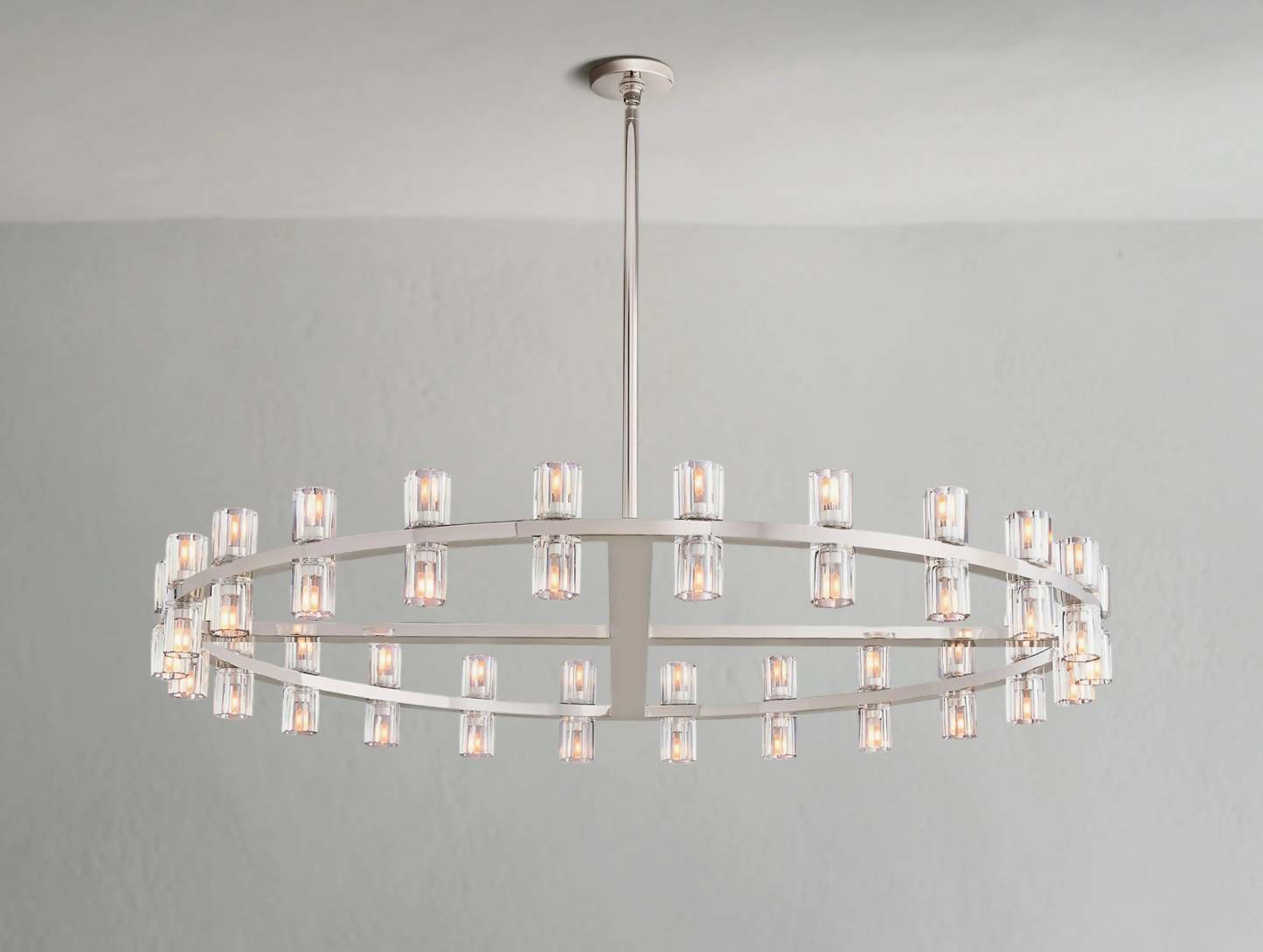 Arcachon LED Round Crystal Chandelier 36" 48" 60"