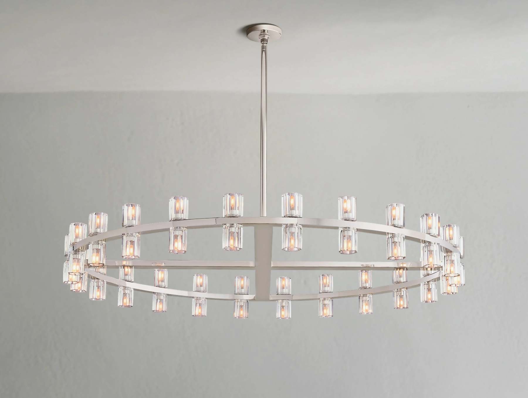 Arcachon LED Round Crystal Chandelier 36" 48" 60"