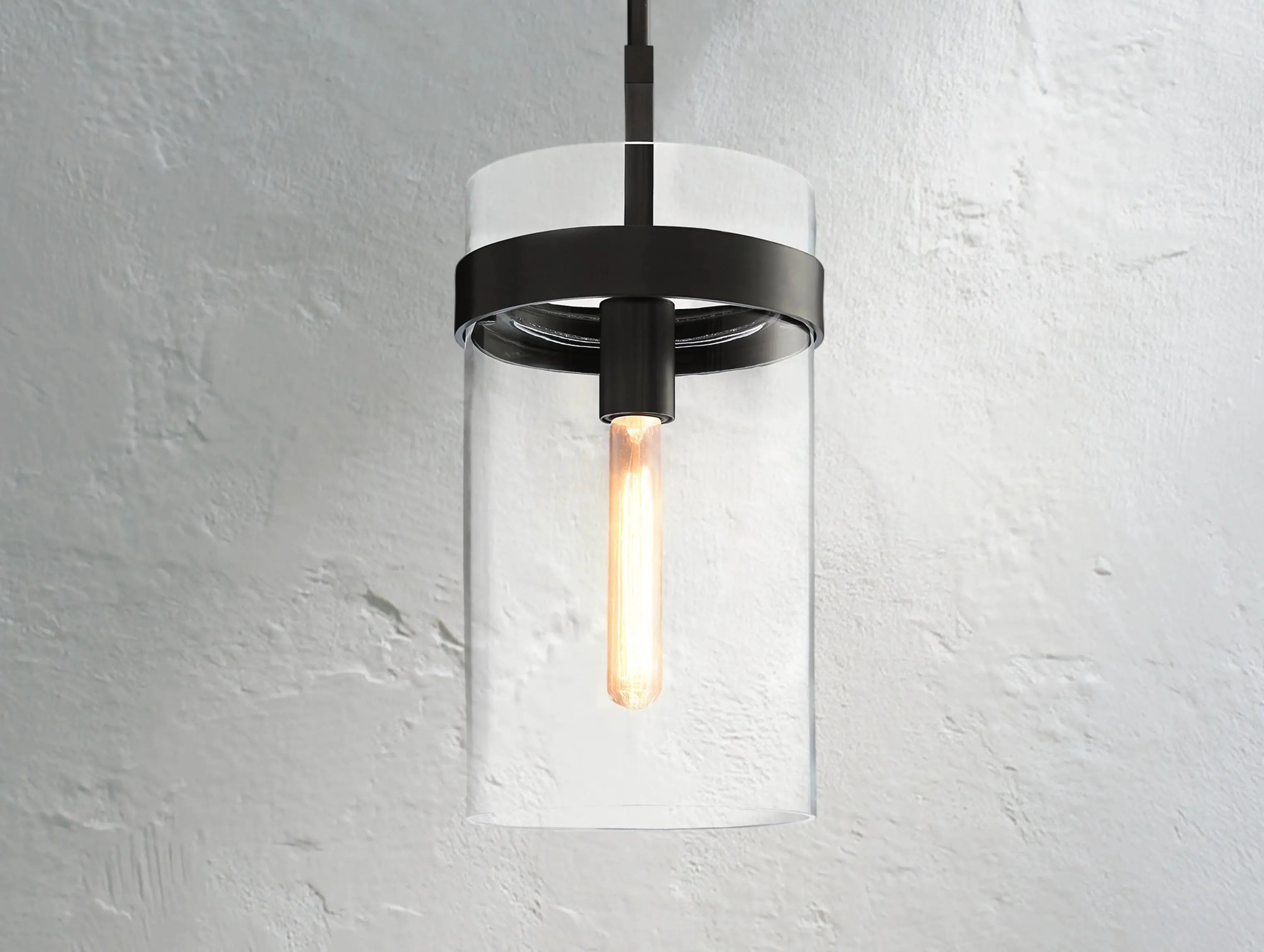 Ravelle Glass Pendant Light 8" 10" 12"