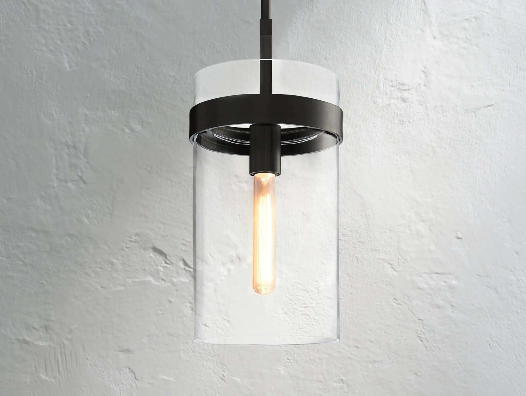 Ravelle Glass Pendant Light 8" 10" 12"
