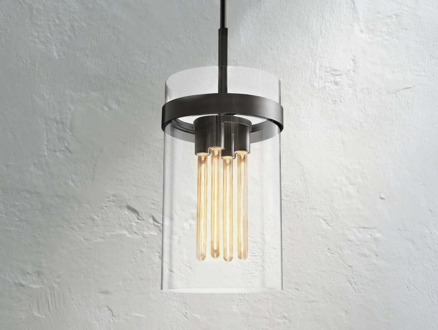 Ravelle Glass Pendant Light 8" 10" 12"