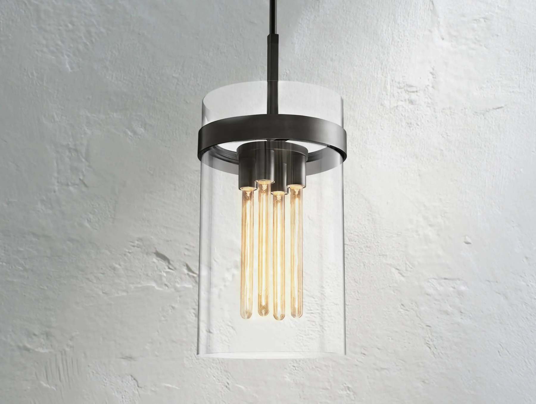 Ravelle Glass Pendant Light 8" 10" 12"