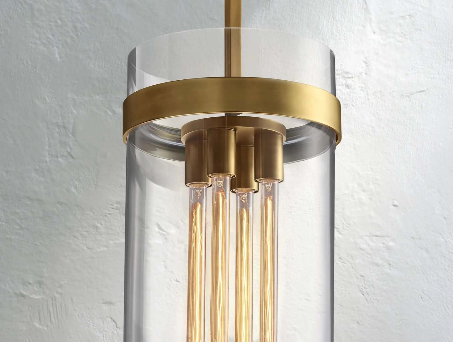 Ravelle Glass Pendant Light 8" 10" 12"