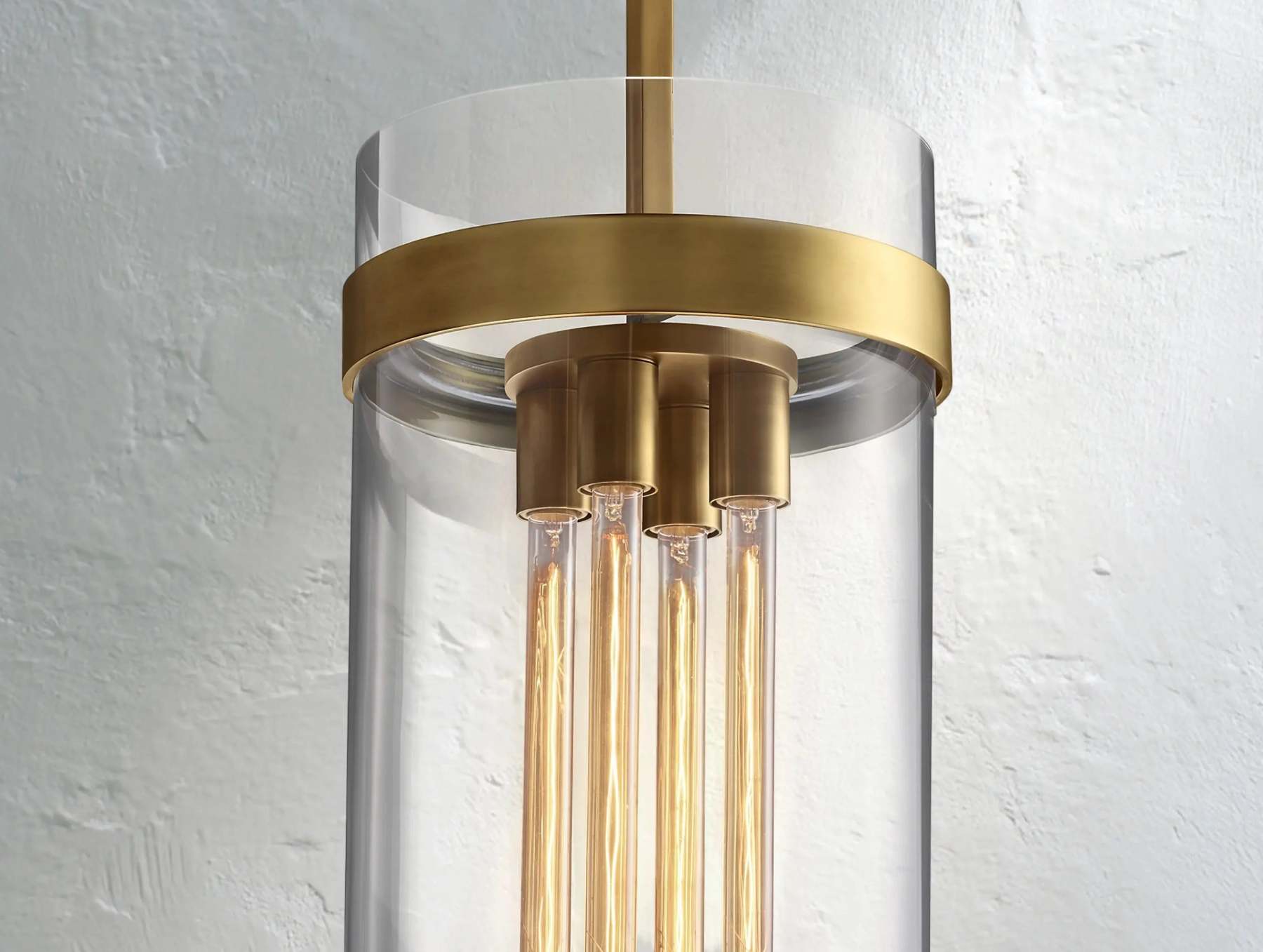 Ravelle Glass Pendant Light 8" 10" 12"