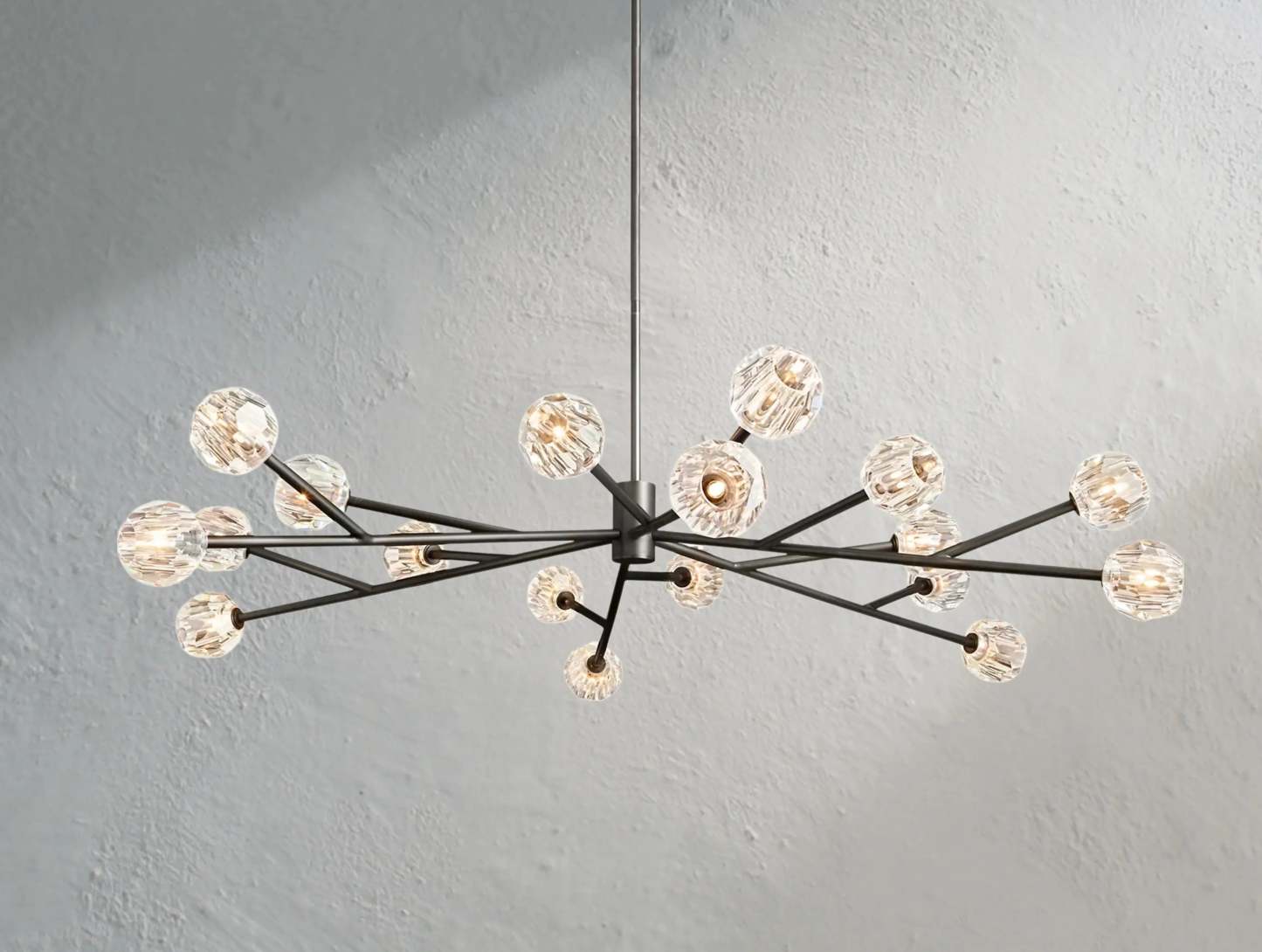 Boule De Cristal Glass Round Chandelier