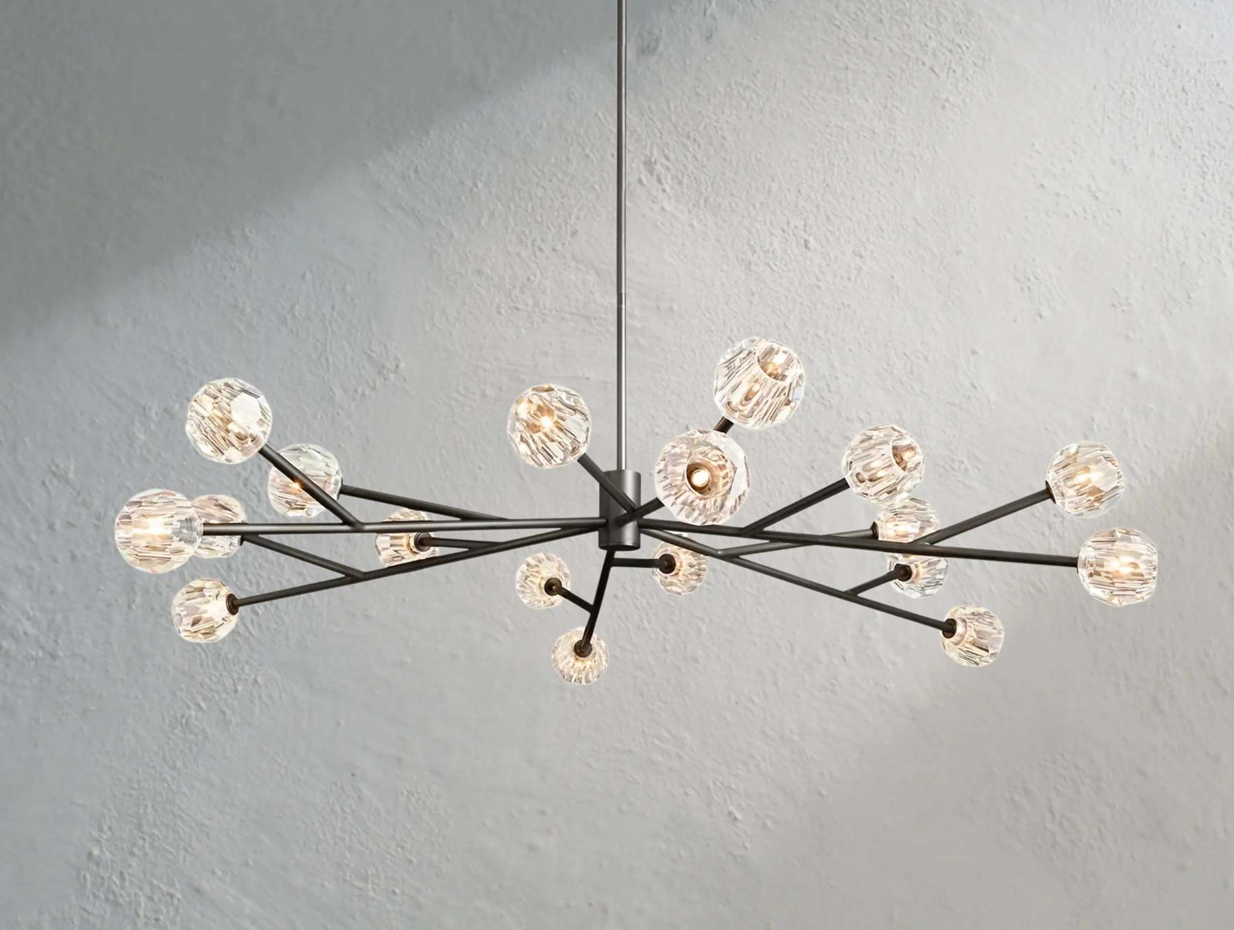 Boule De Cristal Glass Round Chandelier