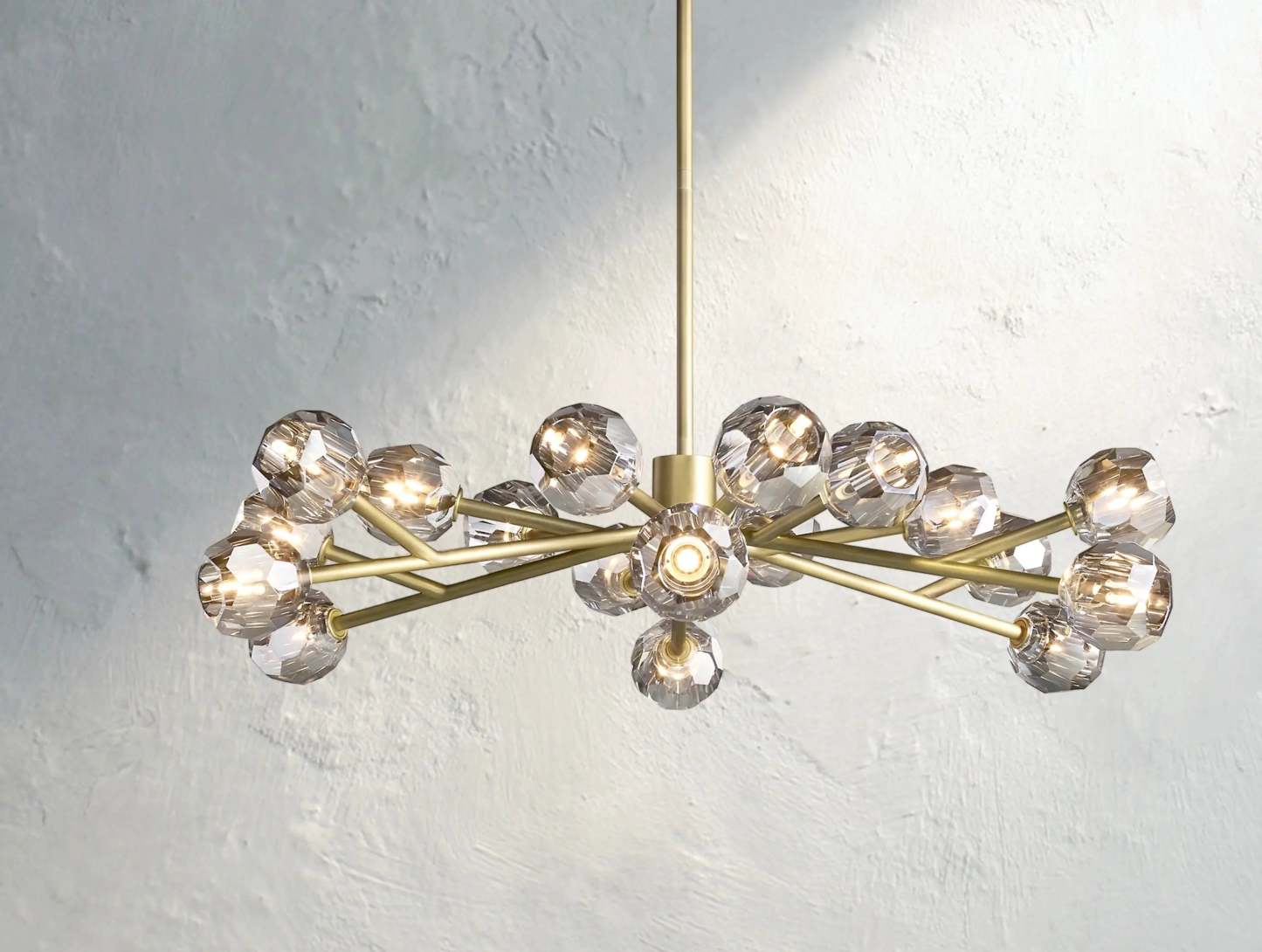 Boule De Cristal Glass Round Chandelier