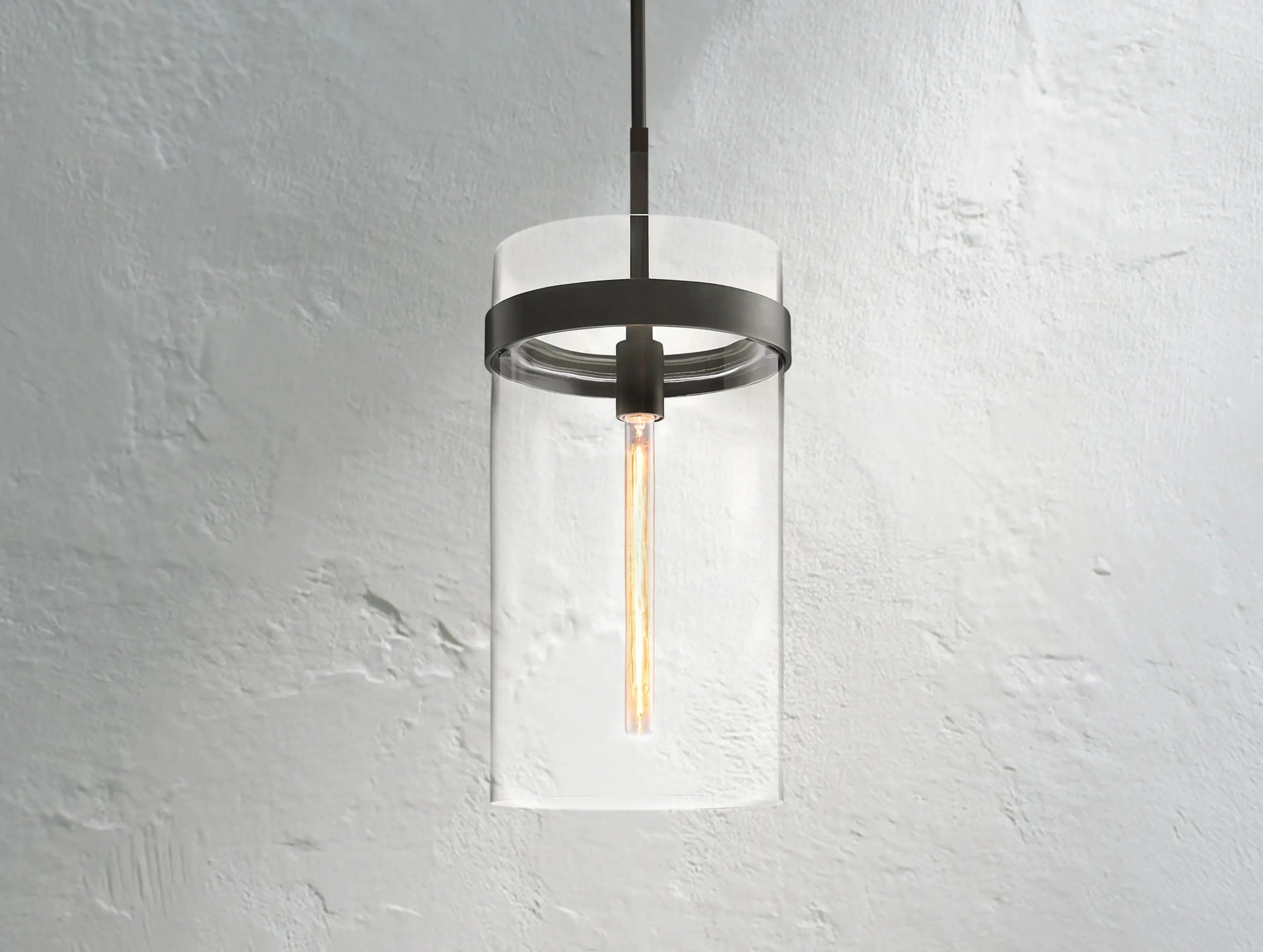 Ravelle Glass Pendant Light 8" 10" 12"