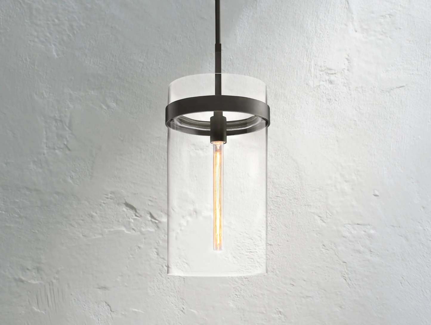 Ravelle Glass Pendant Light 8" 10" 12"