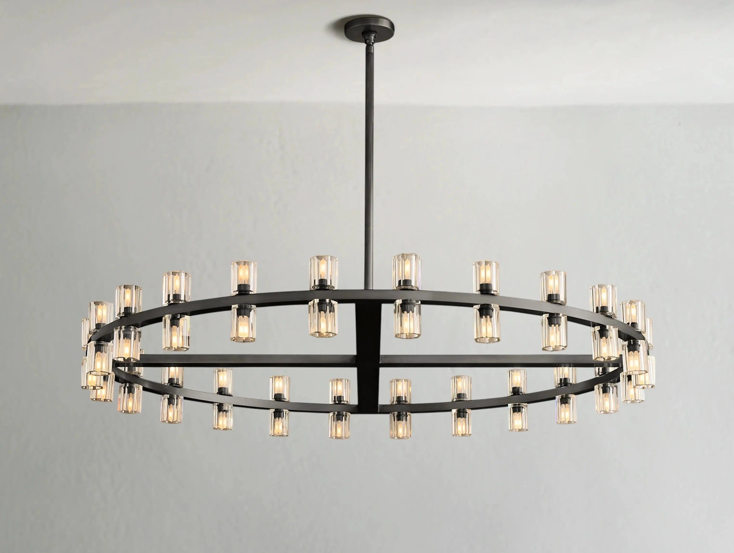 Arcachon LED Round Crystal Chandelier 36" 48" 60"