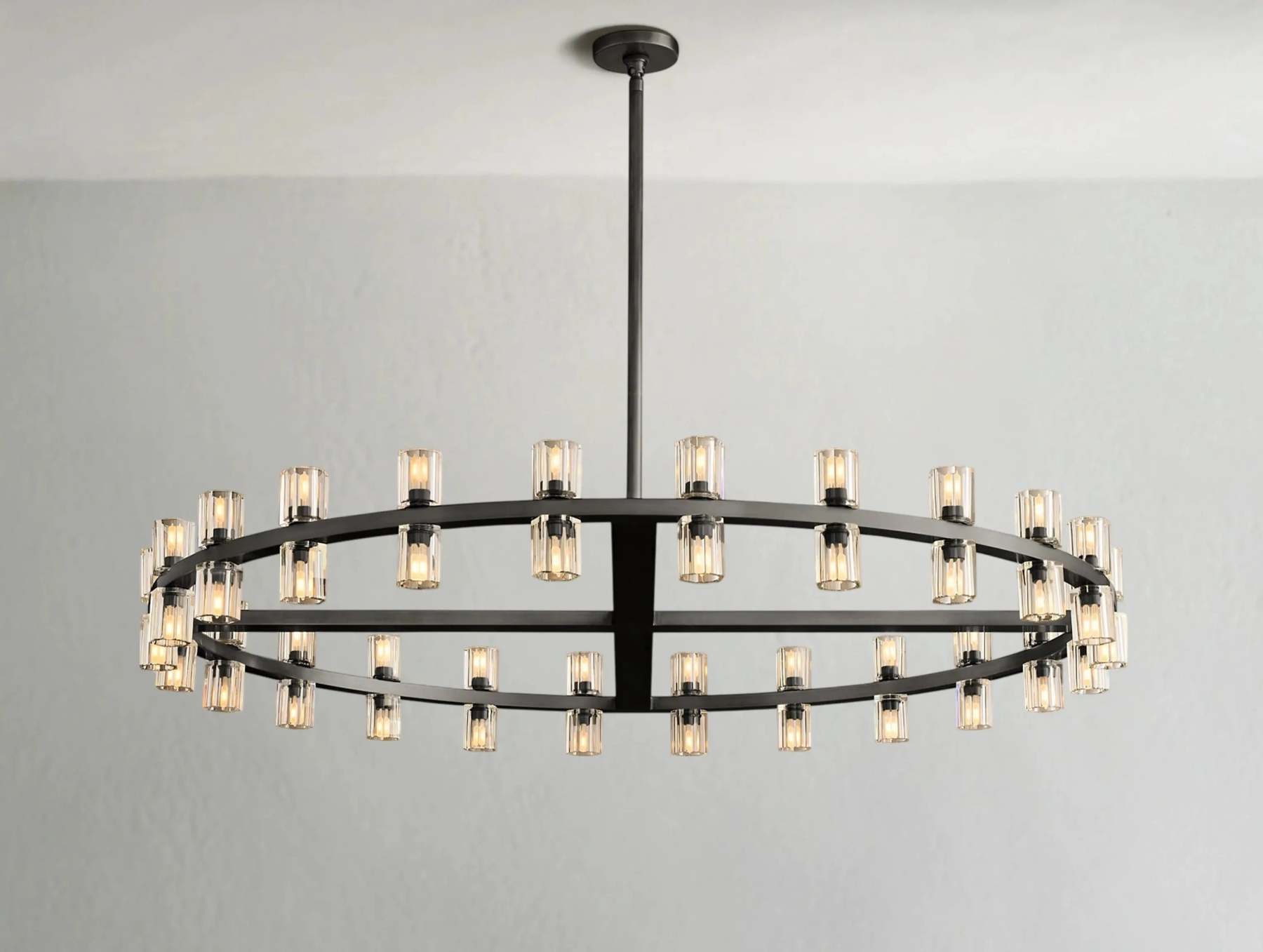 Arcachon LED Round Crystal Chandelier 36" 48" 60"