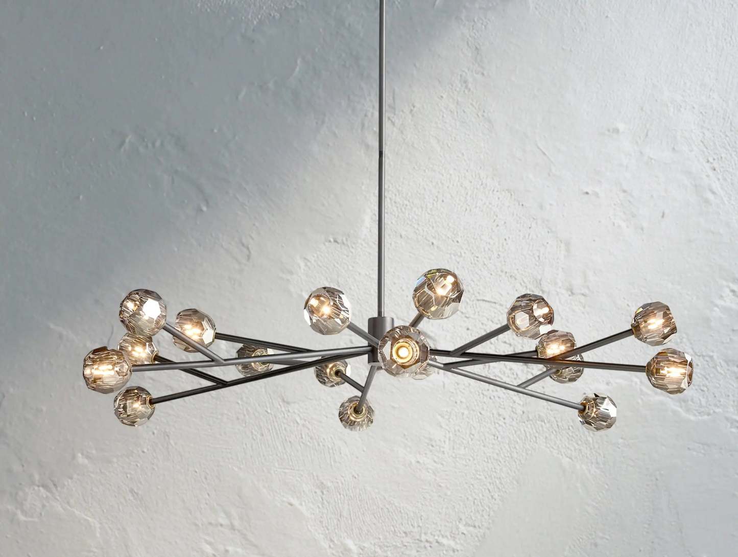 Boule De Cristal Glass Round Chandelier