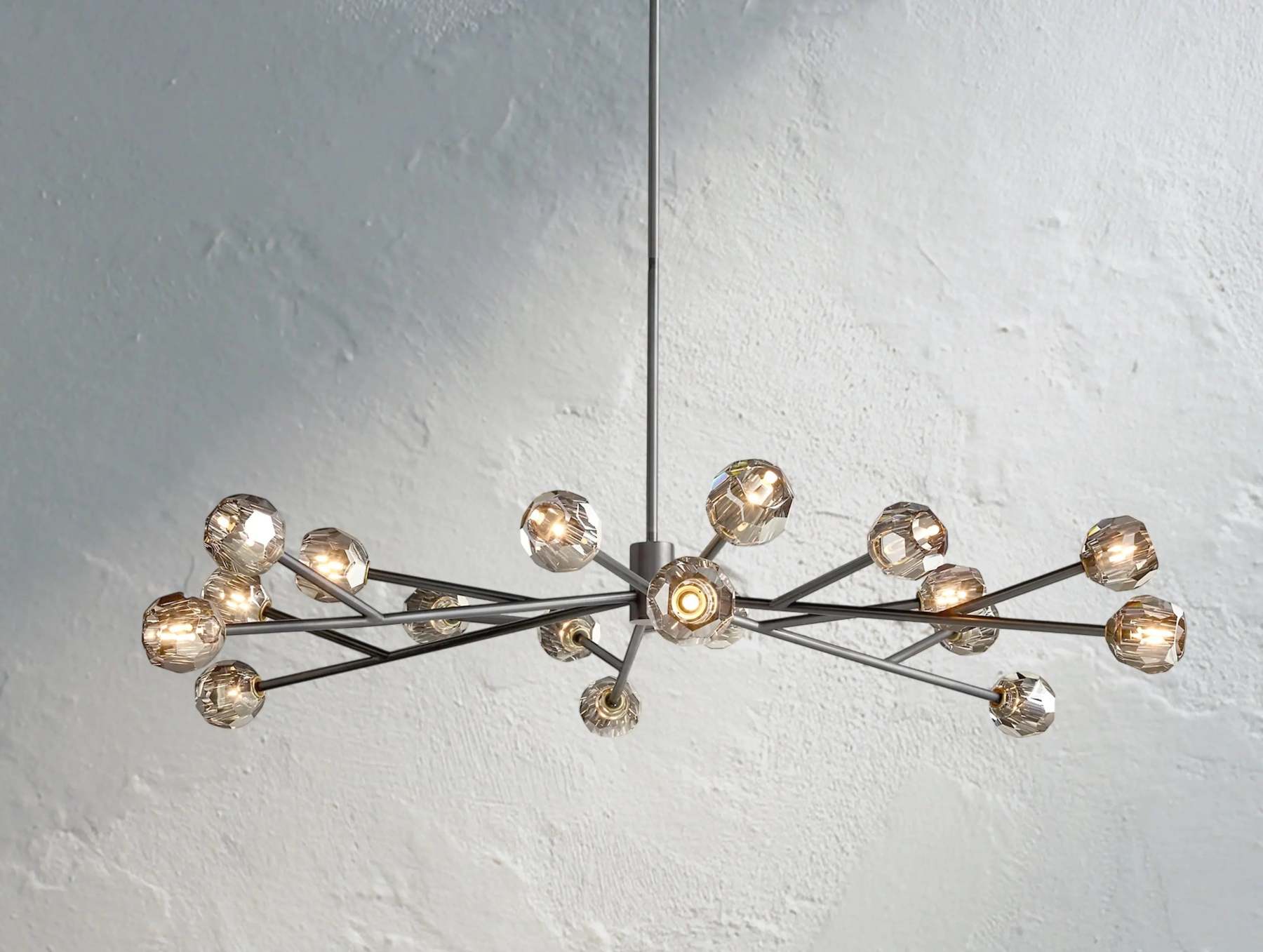 Boule De Cristal Glass Round Chandelier