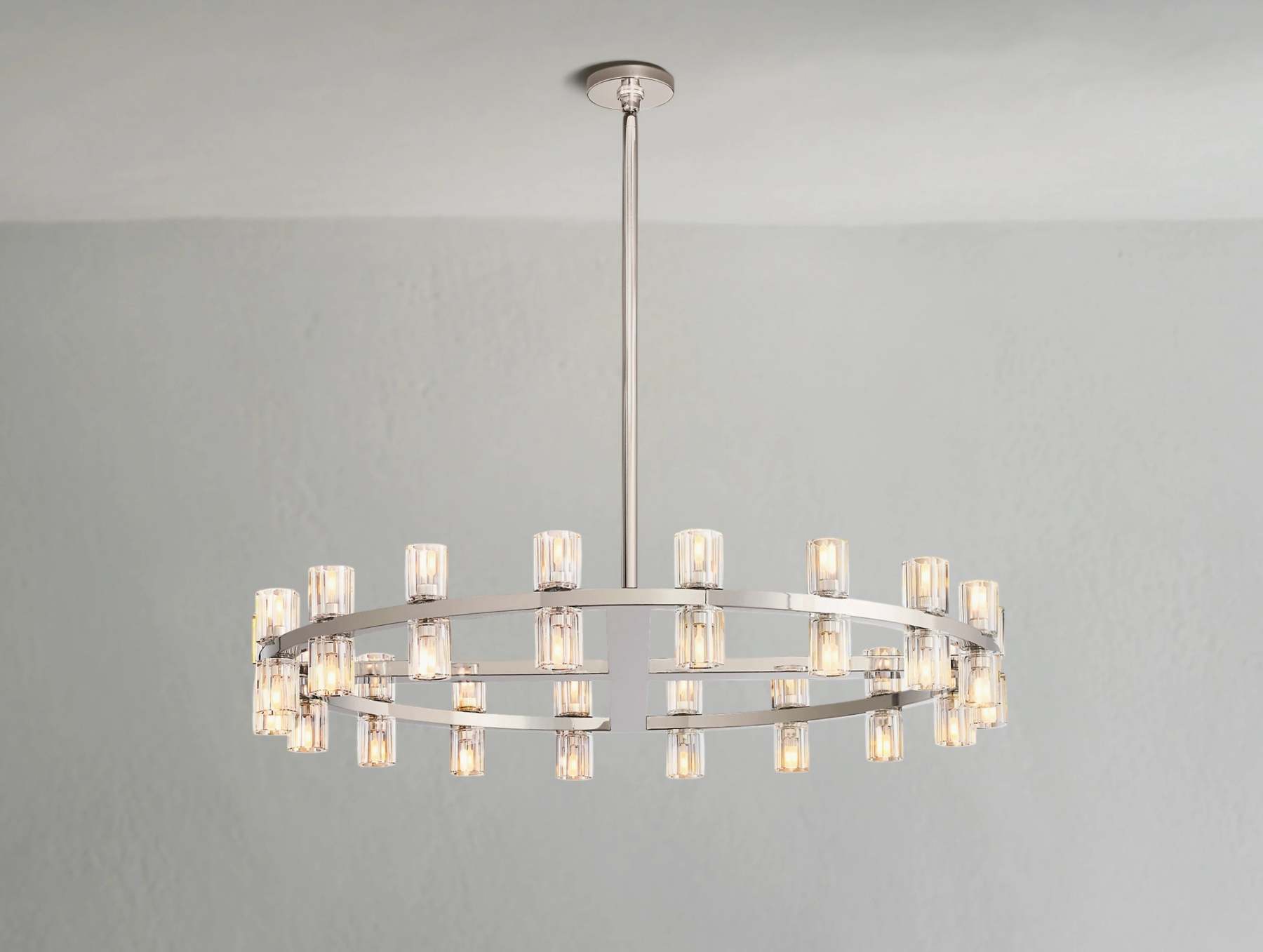 Arcachon LED Round Crystal Chandelier 36" 48" 60"