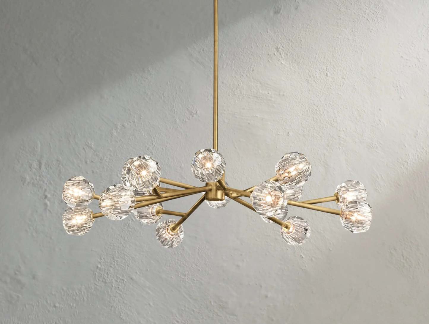 Boule De Cristal Glass Round Chandelier