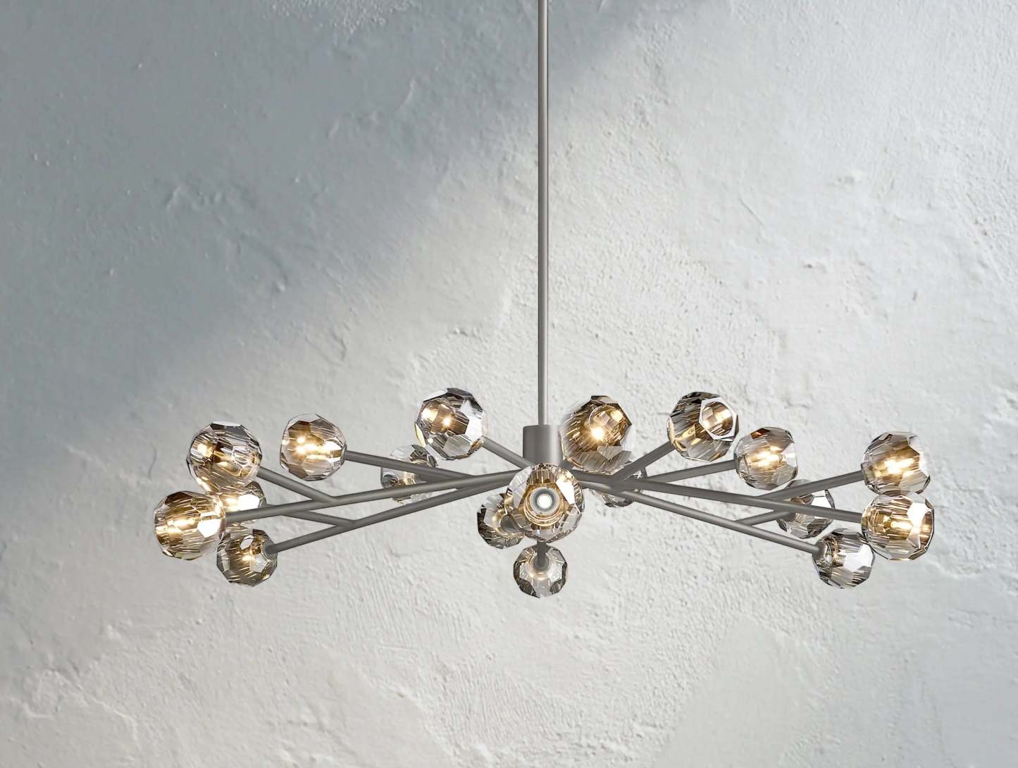 Boule De Cristal Glass Round Chandelier