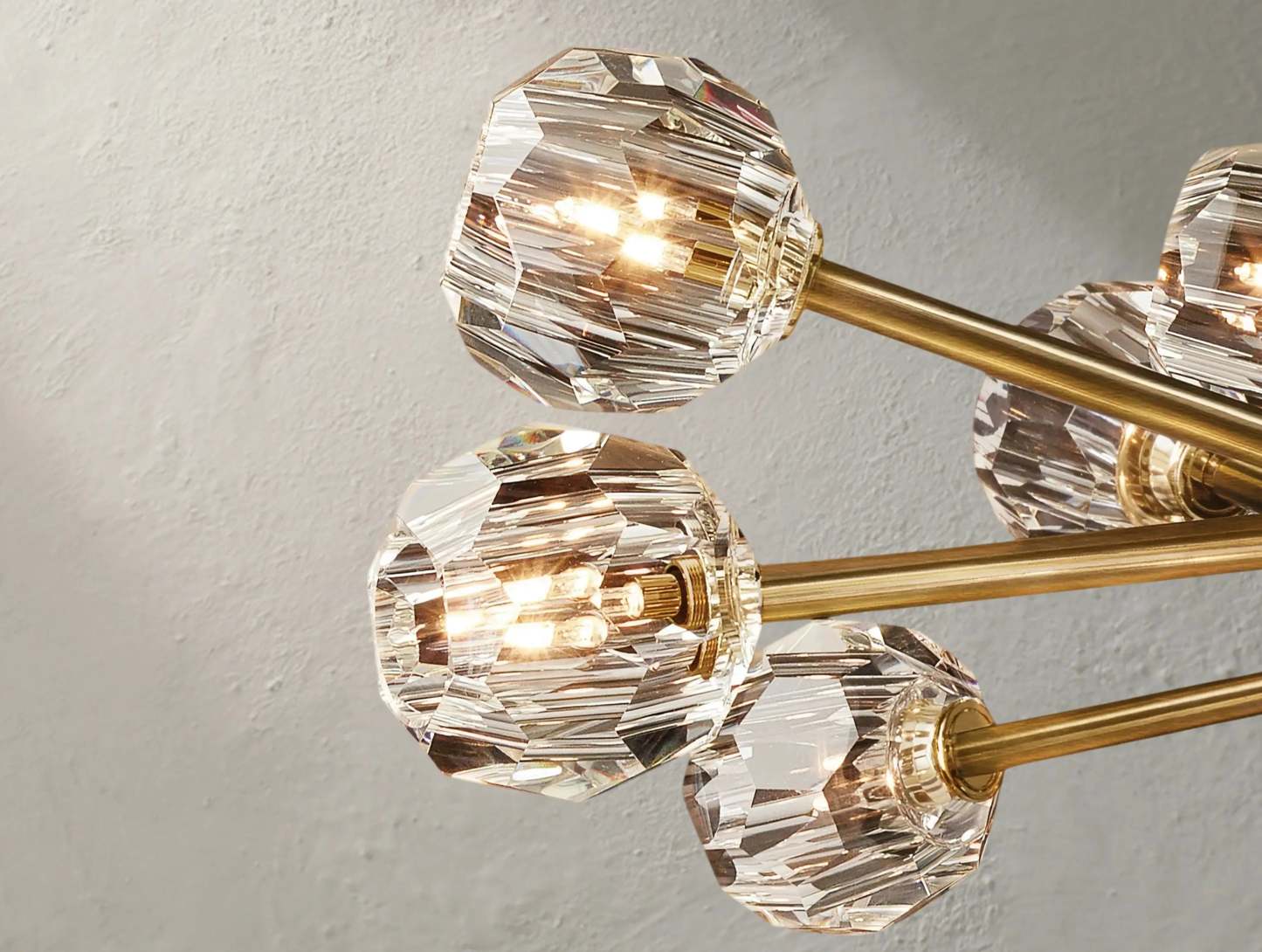 Boule De Cristal Glass Round Chandelier