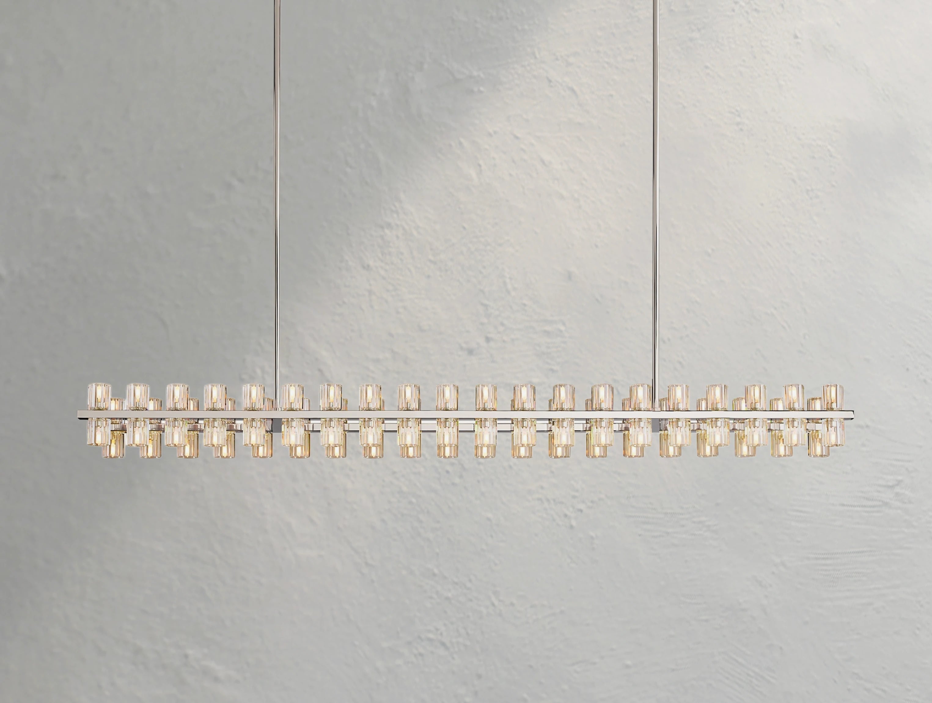 Arcachon LED Rectangular Crystal Chandelier