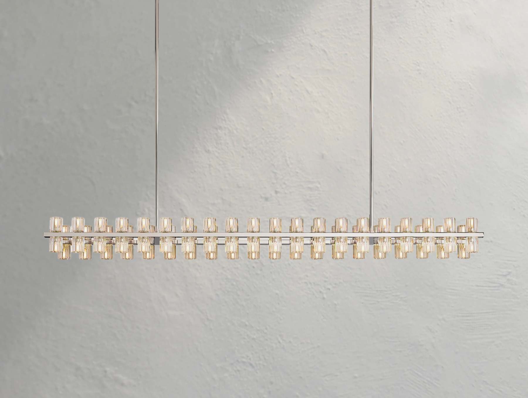 Arcachon LED Rectangular Crystal Chandelier