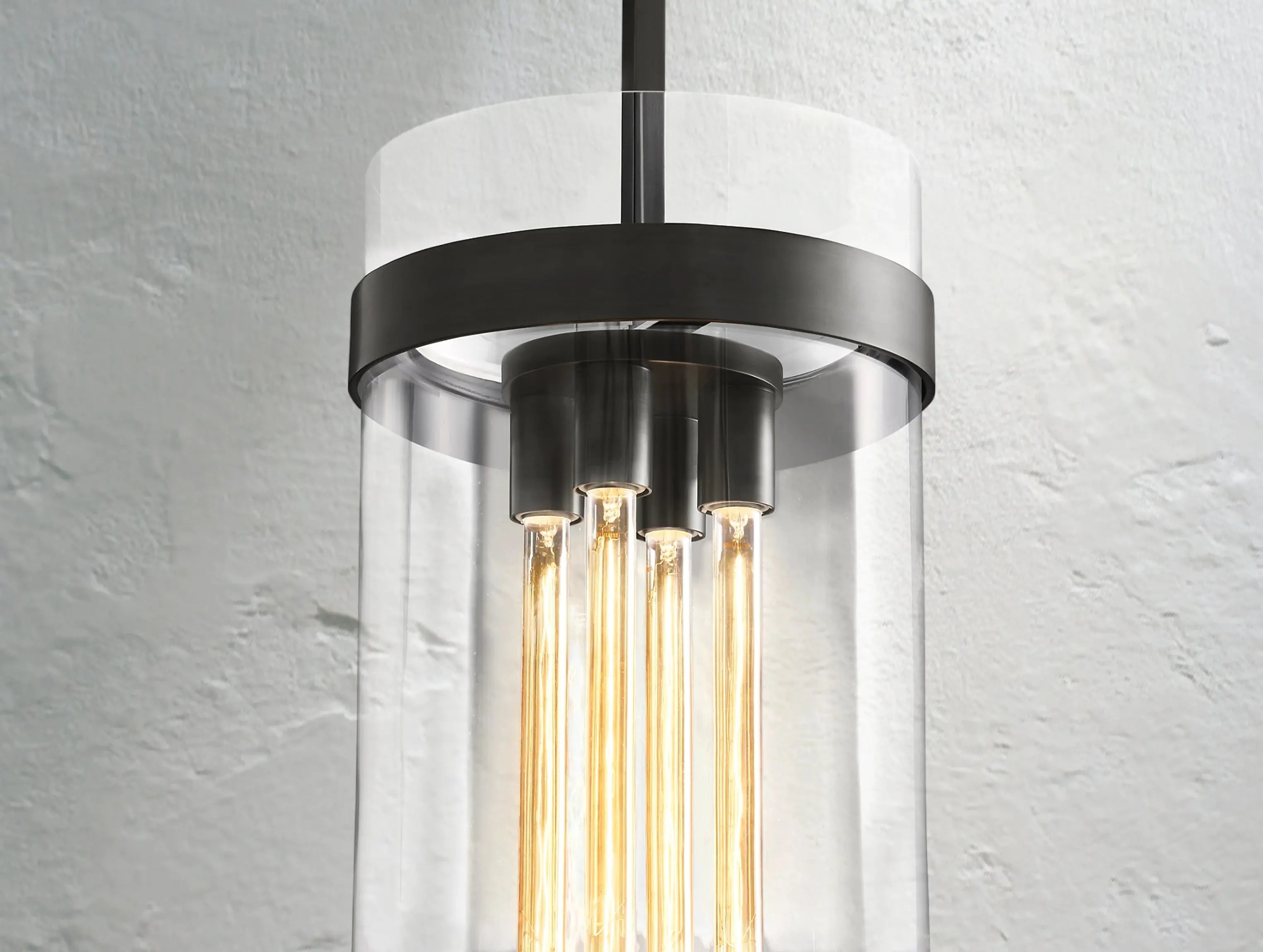 Ravelle Glass Pendant Light 8" 10" 12"