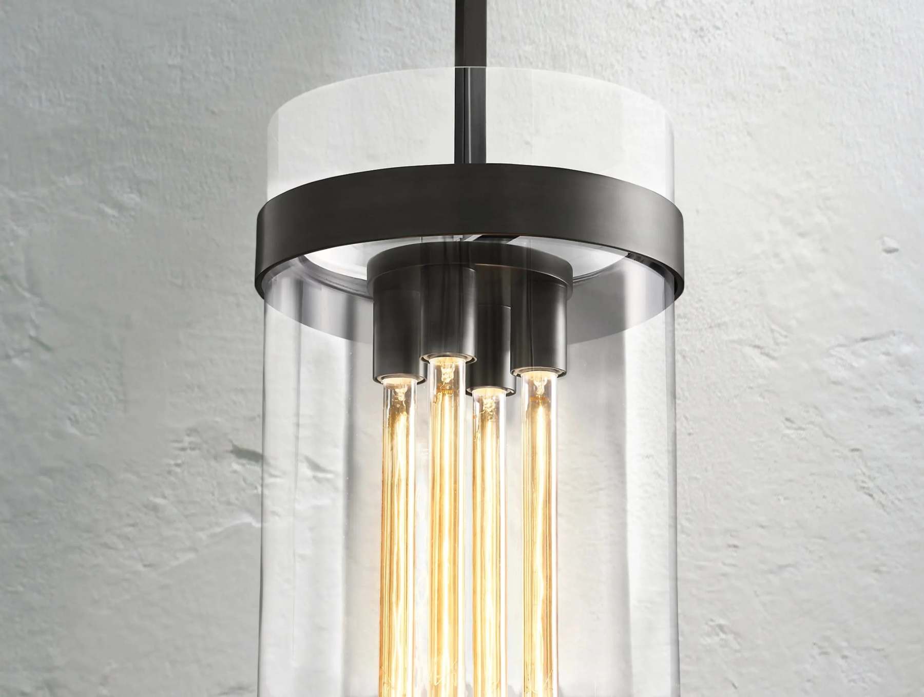 Ravelle Glass Pendant Light 8" 10" 12"