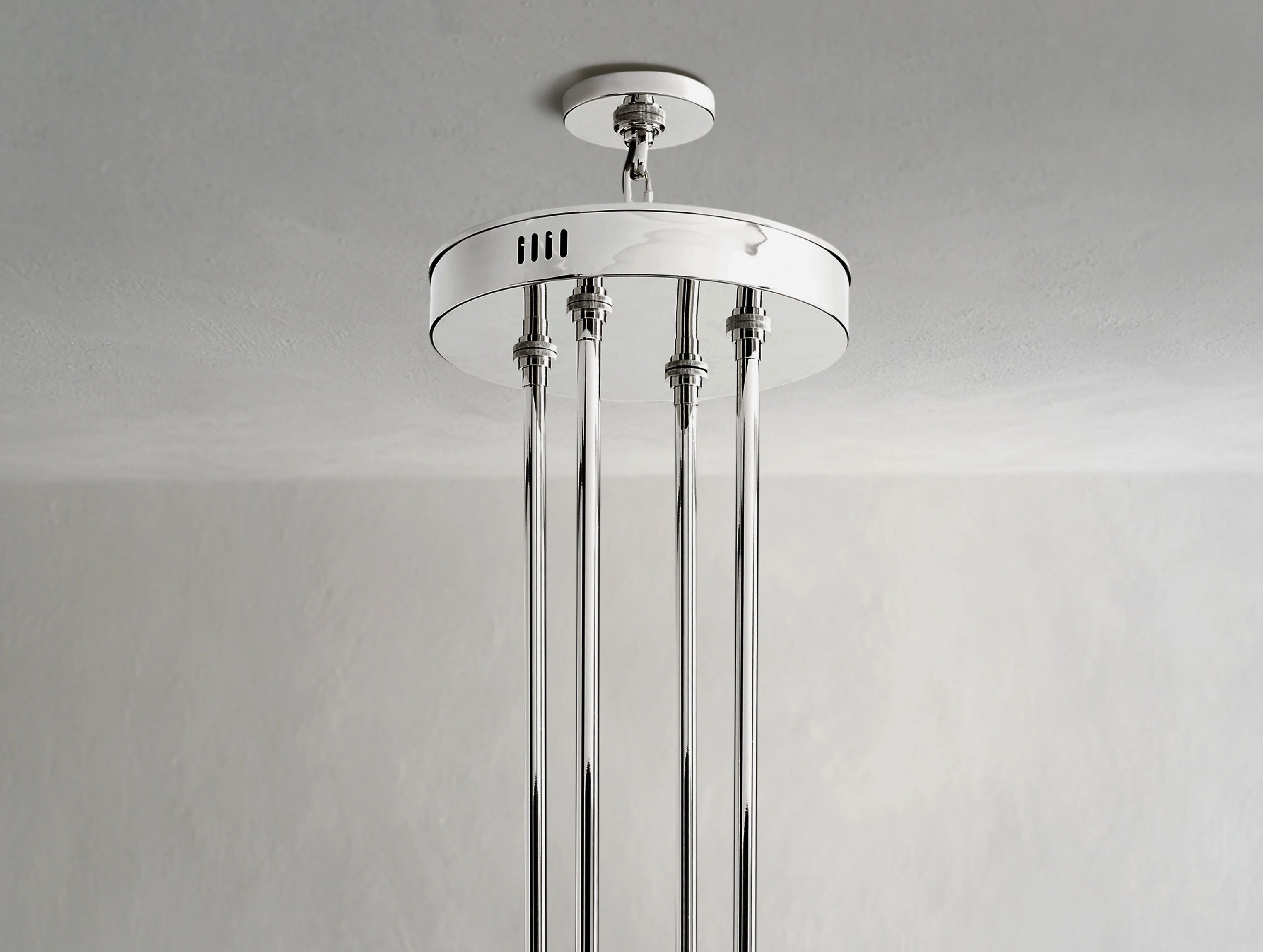 Arcachon LED Round Two-Tier Crystal Chandelier 60"