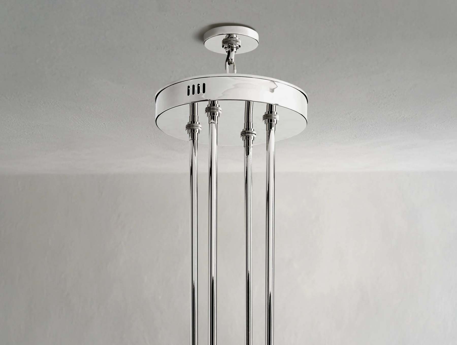 Arcachon LED Round Two-Tier Crystal Chandelier 60"