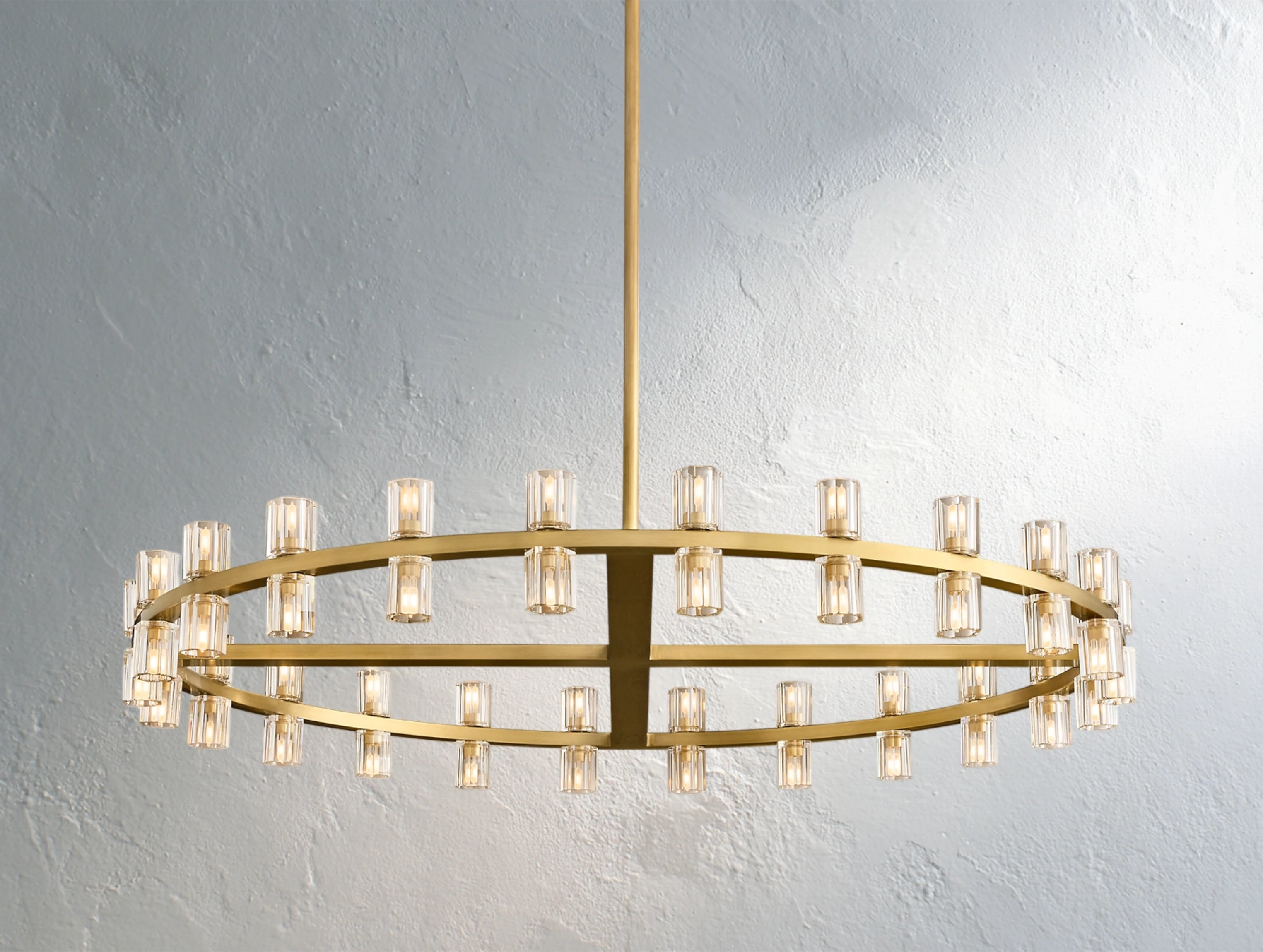 Arcachon LED Round Crystal Chandelier 36" 48" 60"