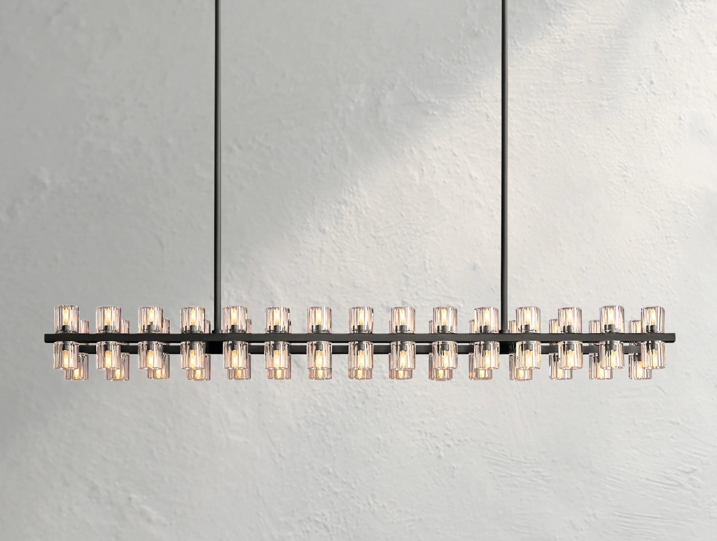 Arcachon LED Rectangular Crystal Chandelier