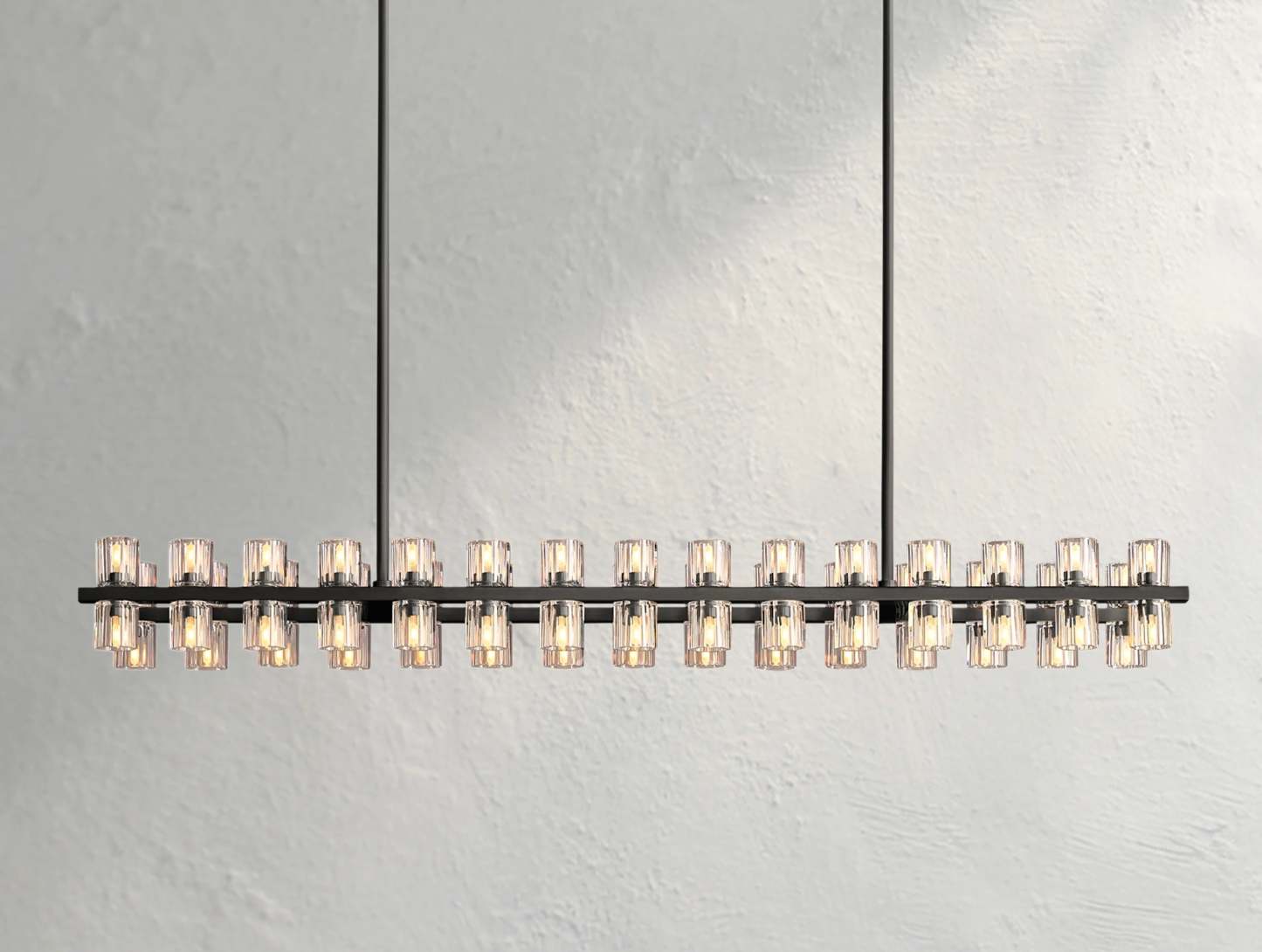 Arcachon LED Rectangular Crystal Chandelier