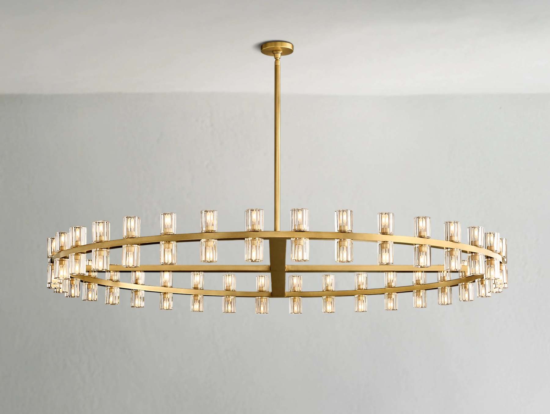 Arcachon LED Round Crystal Chandelier 36" 48" 60"
