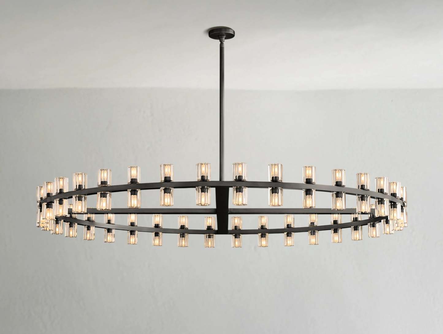 Arcachon LED Round Crystal Chandelier 36" 48" 60"
