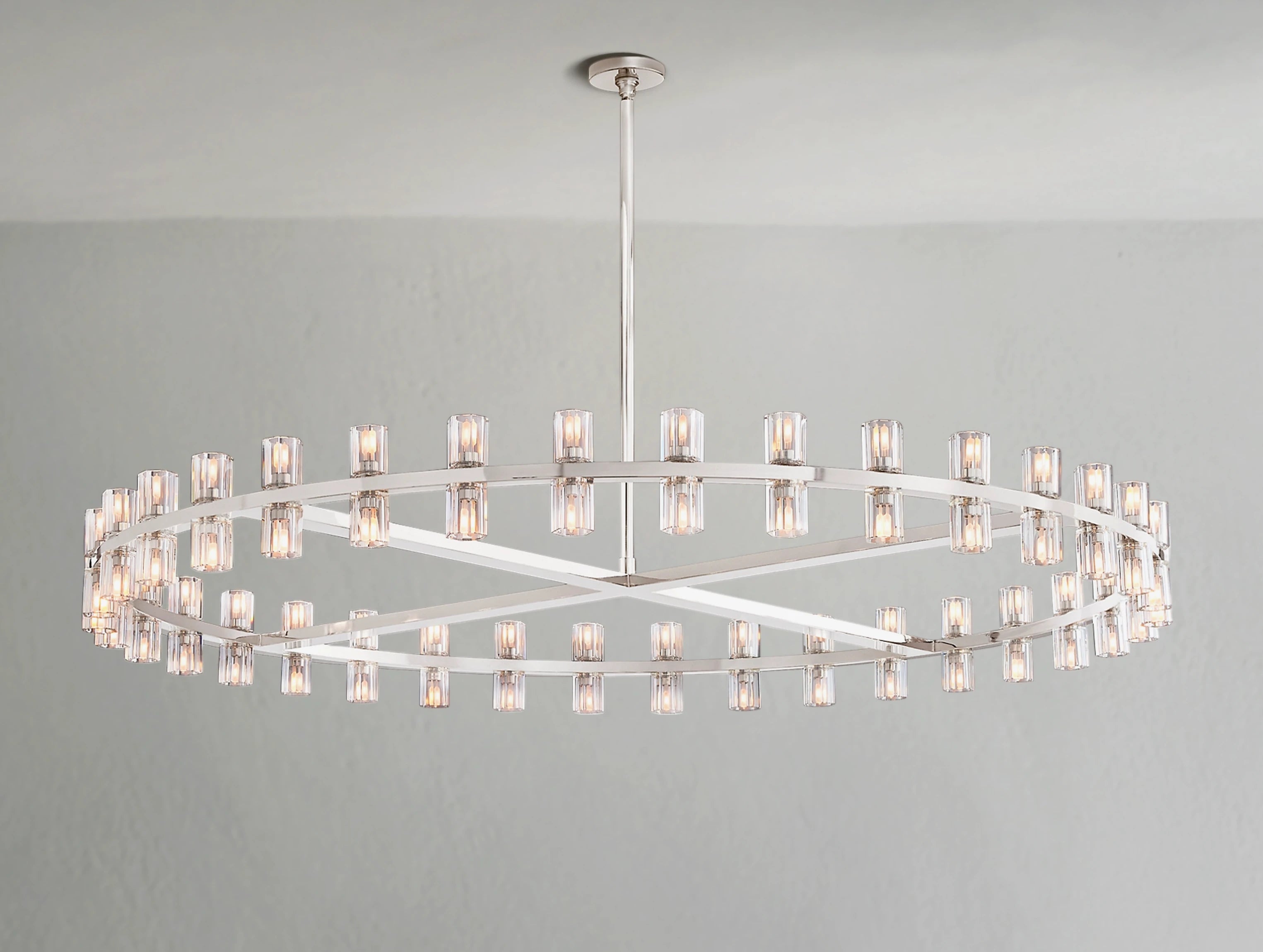 Arcachon LED Round Crystal Chandelier 36" 48" 60"