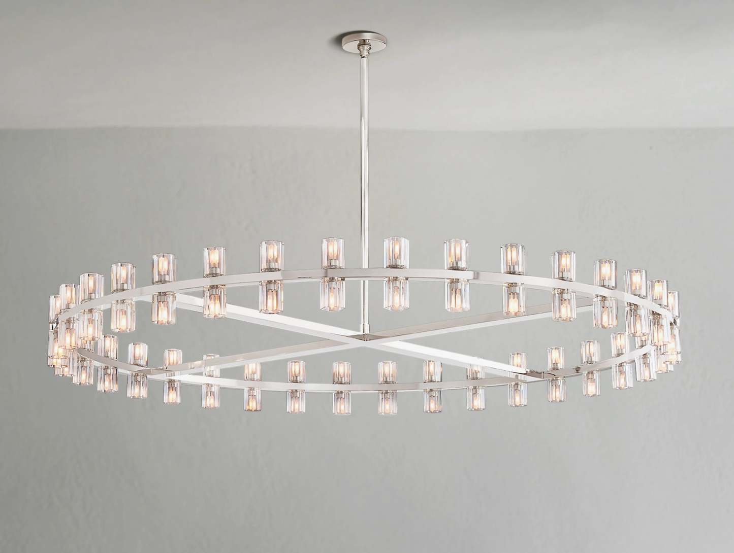 Arcachon LED Round Crystal Chandelier 36" 48" 60"