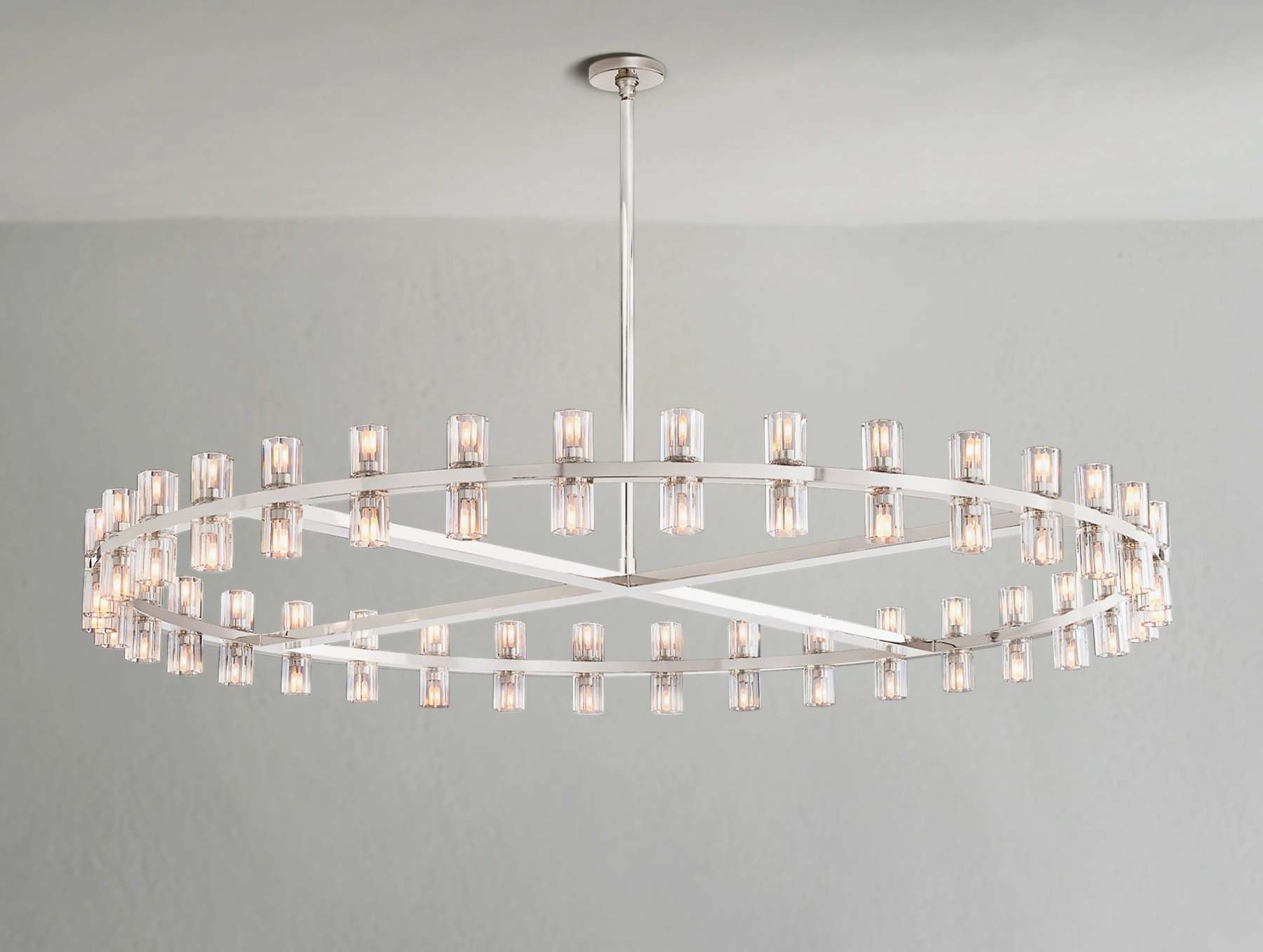 Arcachon LED Round Crystal Chandelier 36" 48" 60"