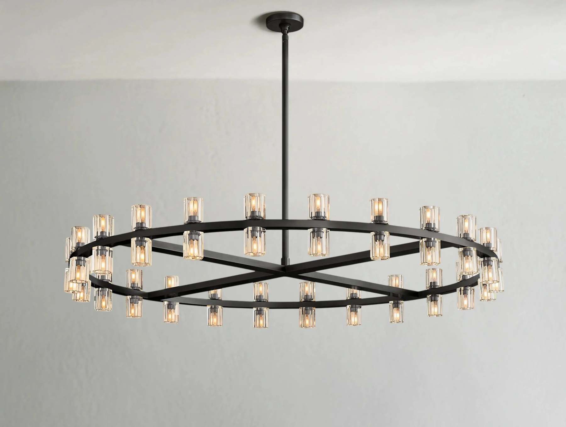 Arcachon LED Round Crystal Chandelier 36" 48" 60"