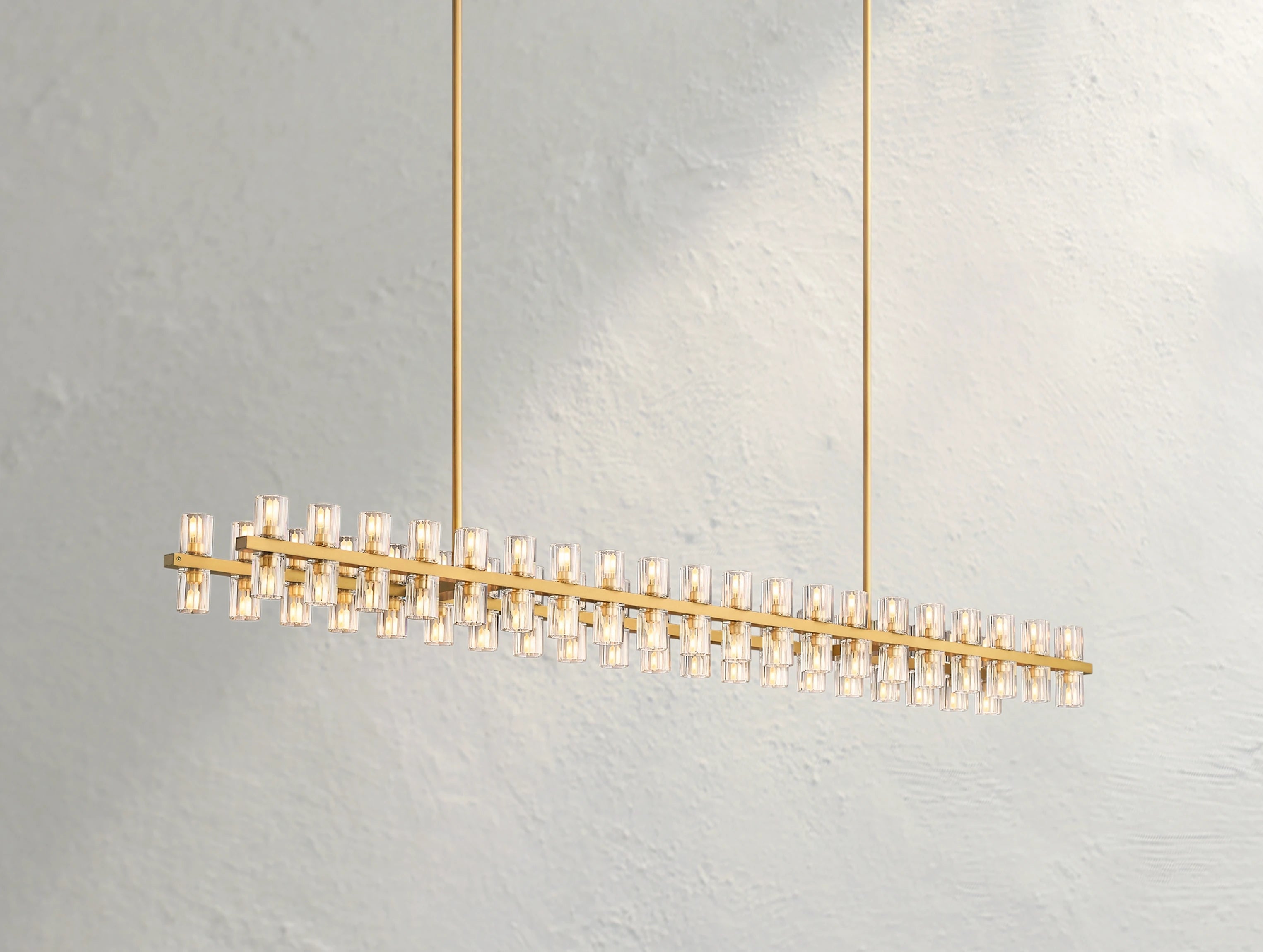 Arcachon LED Rectangular Crystal Chandelier