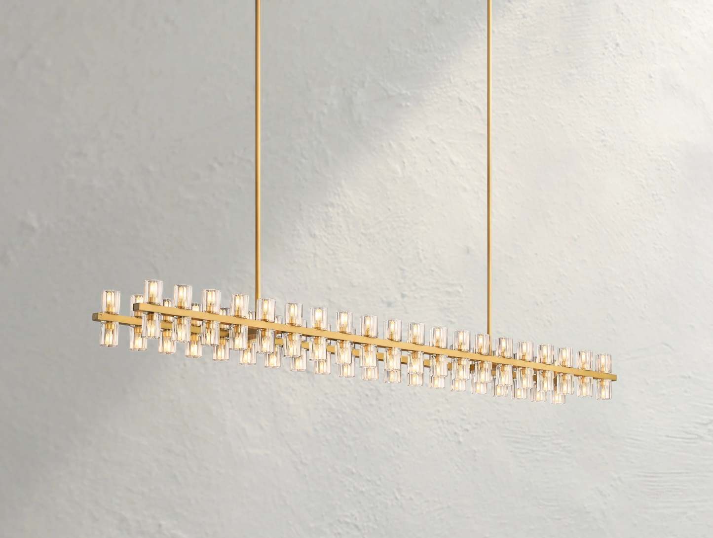 Arcachon LED Rectangular Crystal Chandelier