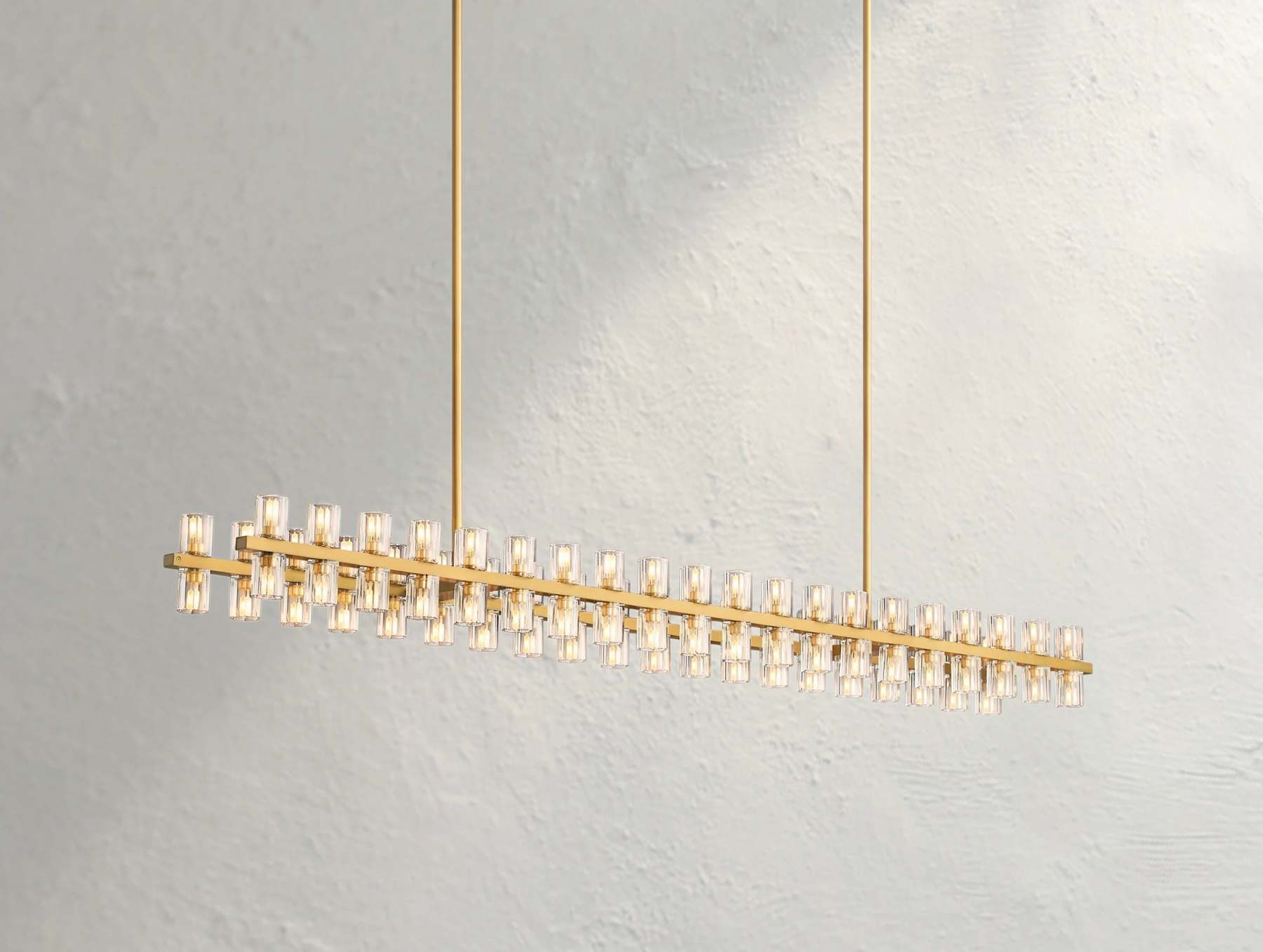 Arcachon LED Rectangular Crystal Chandelier