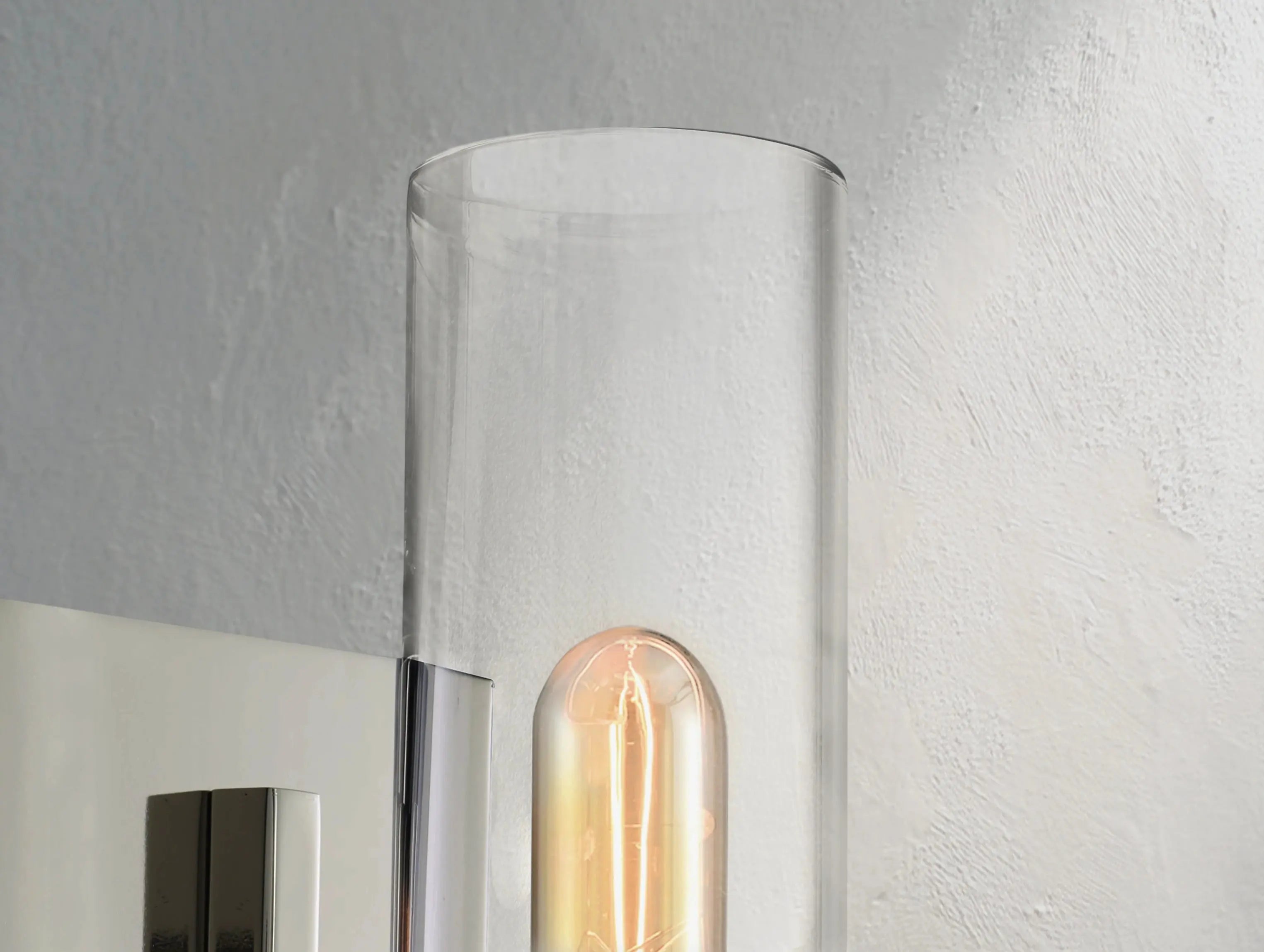 Ravelle Single light Glass Wall Sconce 