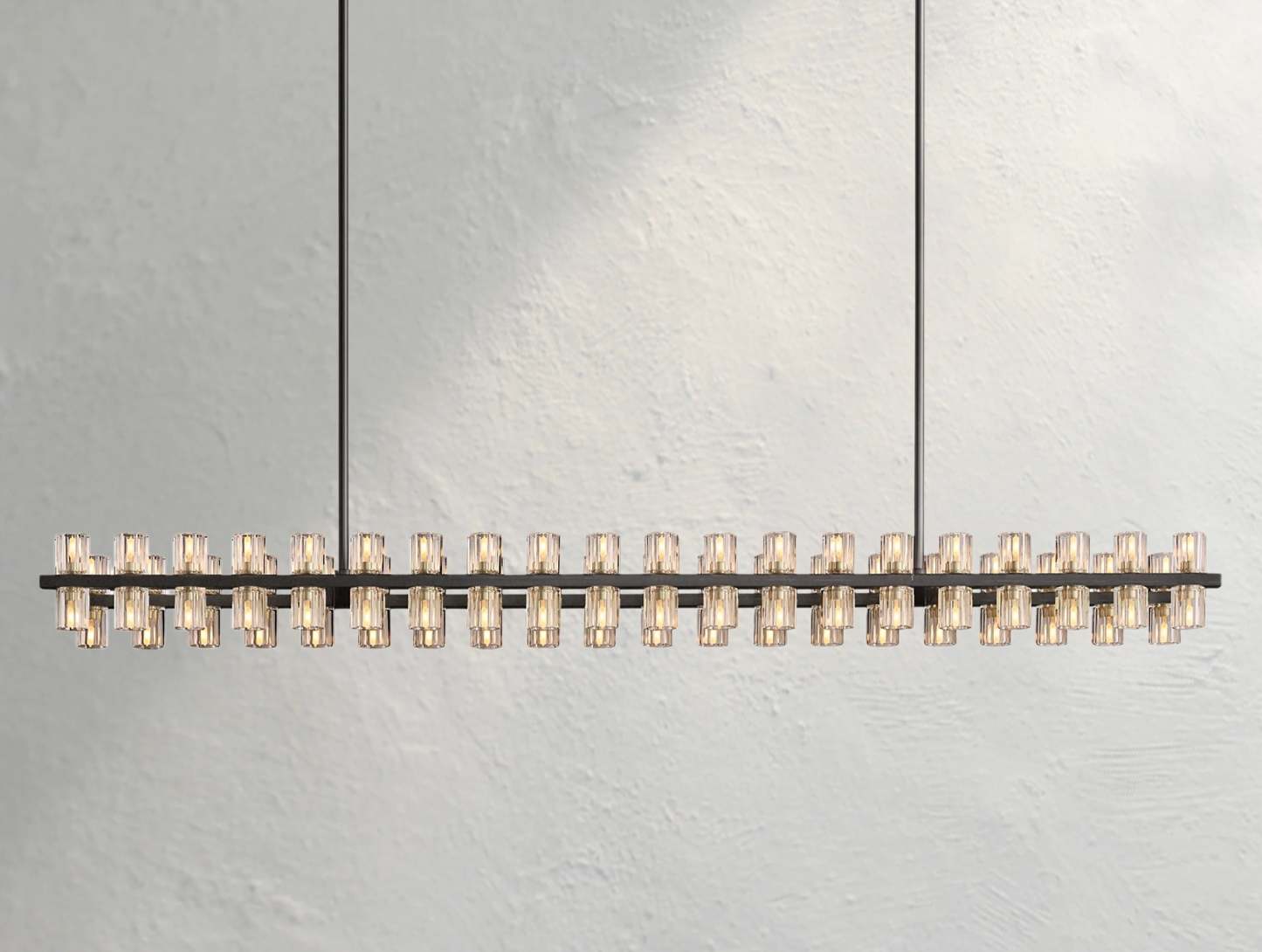 Arcachon LED Rectangular Crystal Chandelier