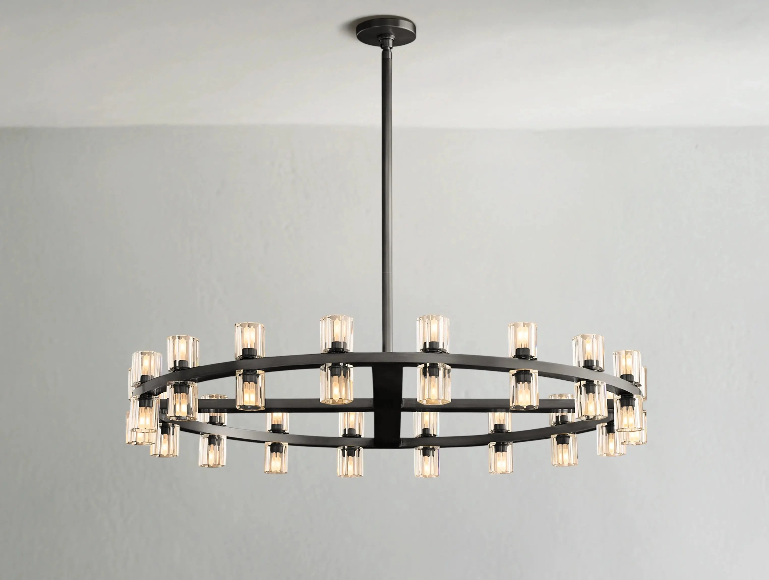 Arcachon LED Round Crystal Chandelier 36" 48" 60"
