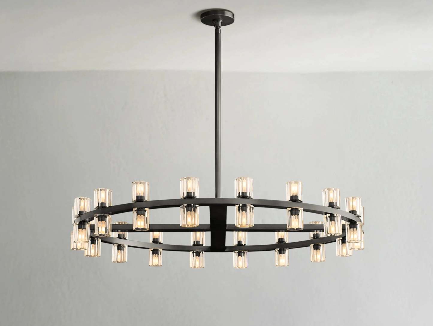 Arcachon LED Round Crystal Chandelier 36" 48" 60"