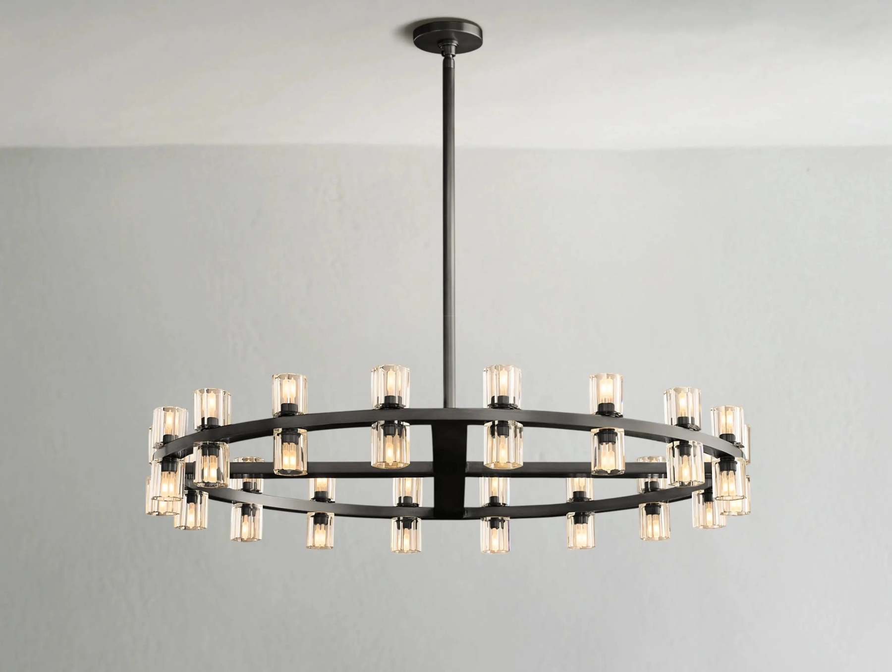 Arcachon LED Round Crystal Chandelier 36" 48" 60"