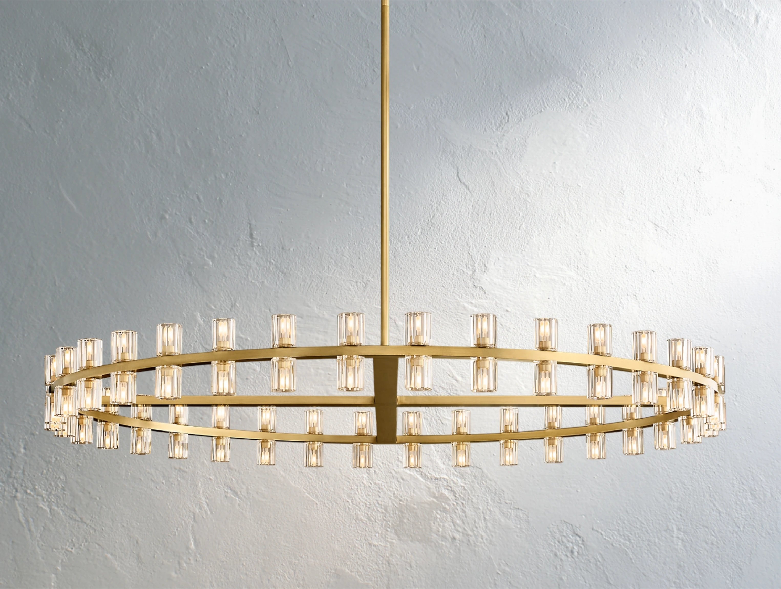 Arcachon LED Round Crystal Chandelier 36" 48" 60"