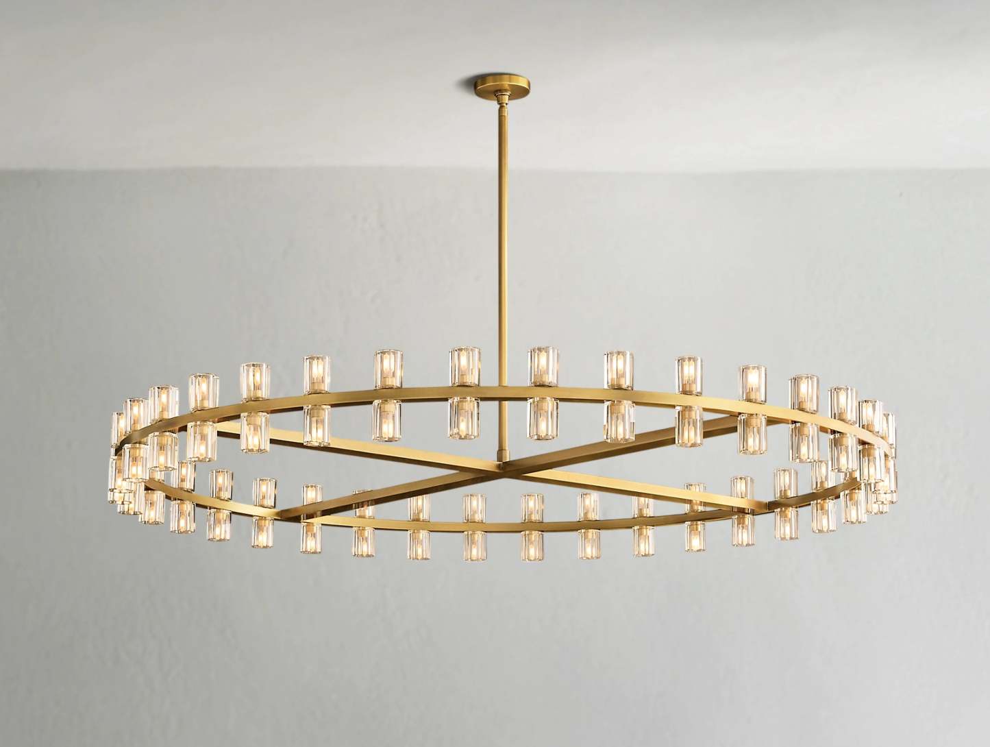 Arcachon LED Round Crystal Chandelier 36" 48" 60"