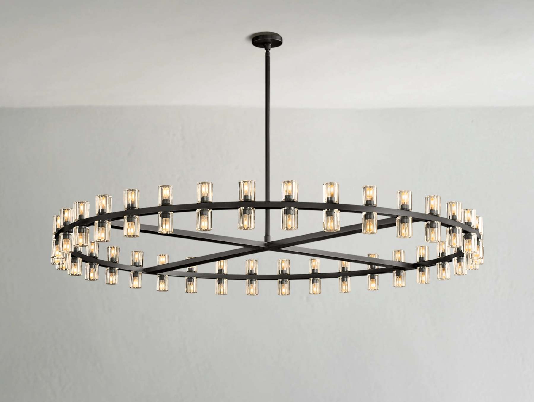 Arcachon LED Round Crystal Chandelier 36" 48" 60"